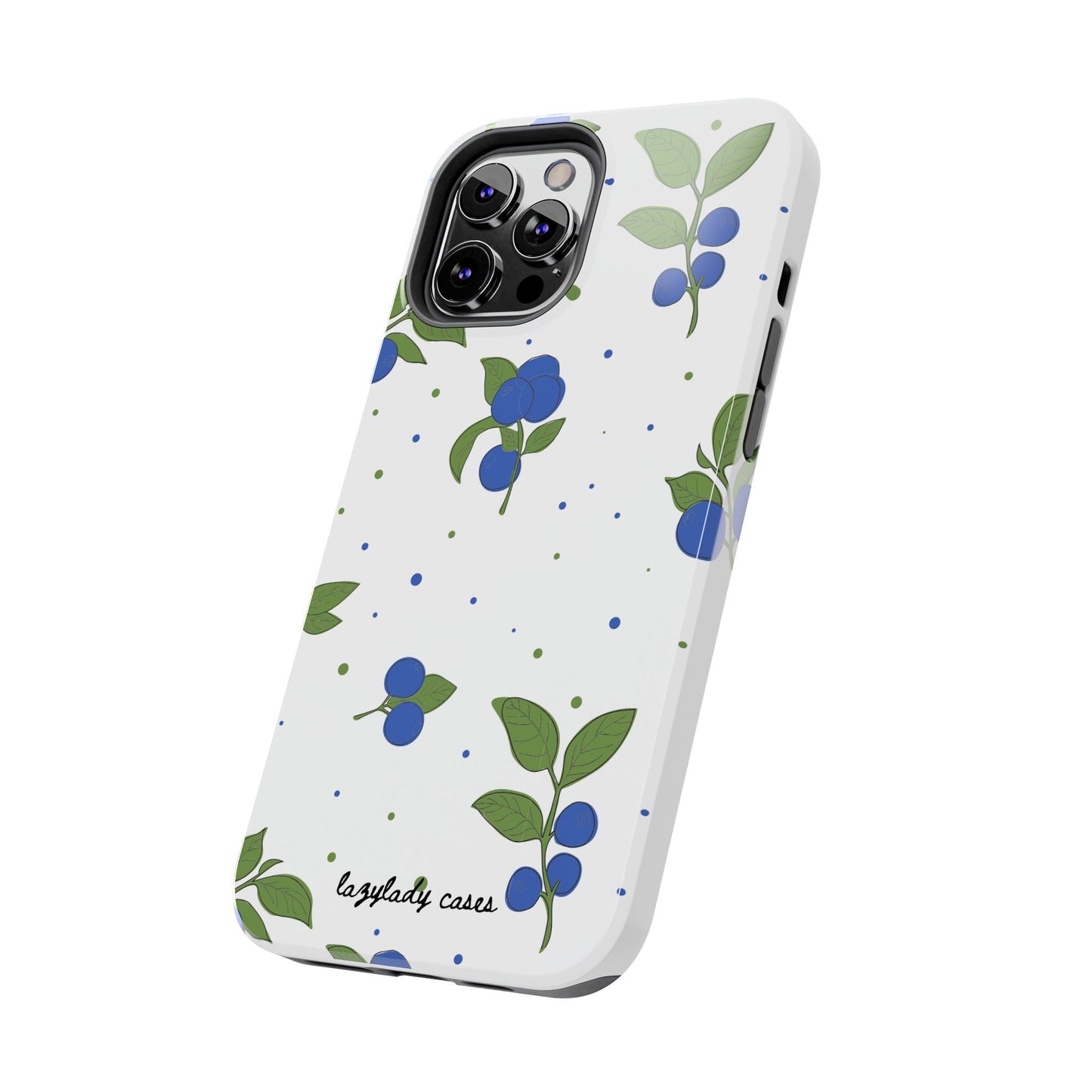 Blueberry Tough Phone Case - Durable Berry Design for Everyday Protection