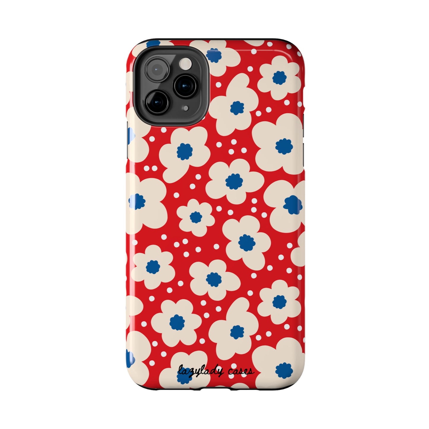 Blossom Floral Tough Phone Case - Durable Protection with Vintage Charm