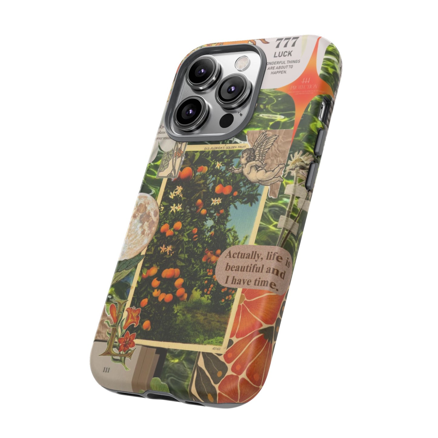 Tough Cases - Vibrant iPhone Case for Nature Lovers, Floral Phone Cover, Eco-Friendly, Inspirational Gift, Unique Phone Accessory