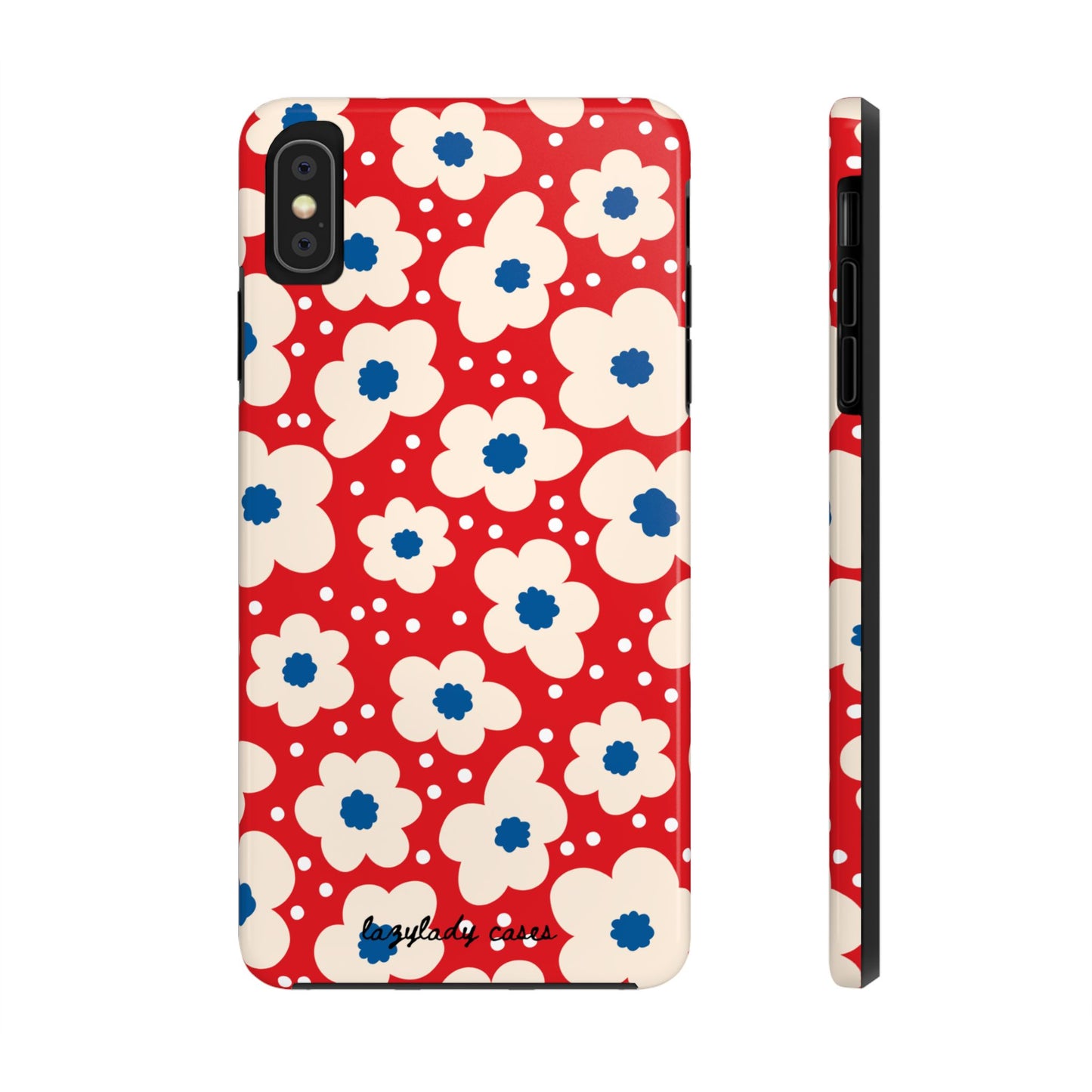 Blossom Floral Tough Phone Case - Durable Protection with Vintage Charm