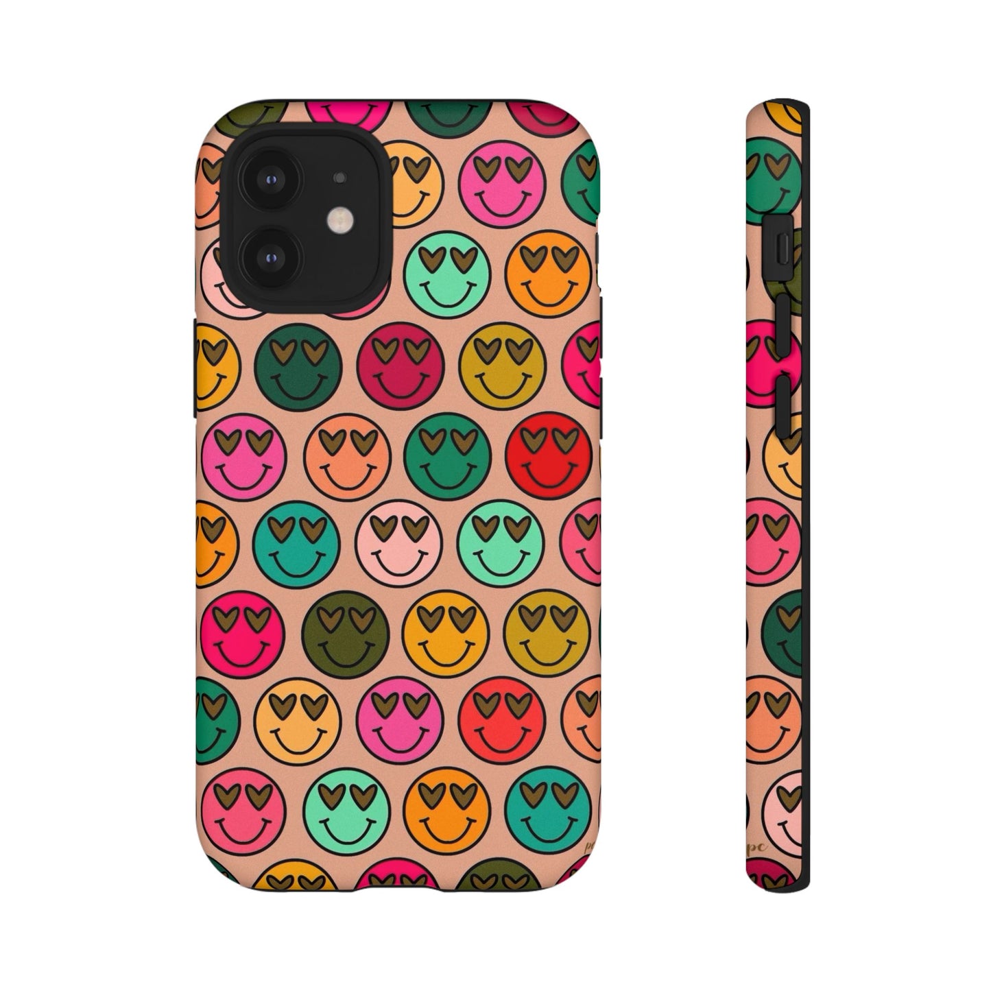 Colorful Smiley Phone Case | Tough Cases, Cute Phone Cover, Happy Vibes, Gift for Friends, Fun Phone Accessory