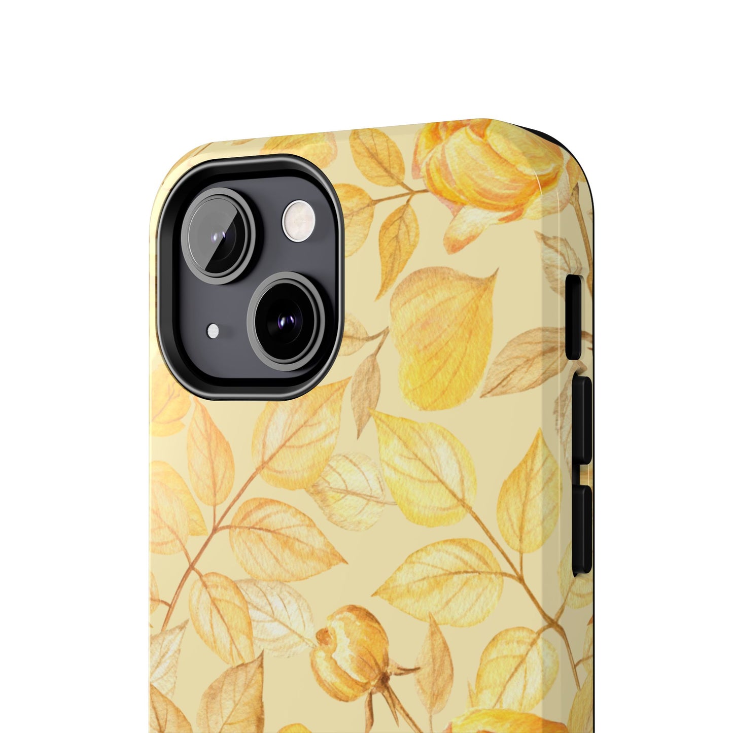 Yellow Dusk Tough Phone Case – Durable Protection with Yellow Roses Design
