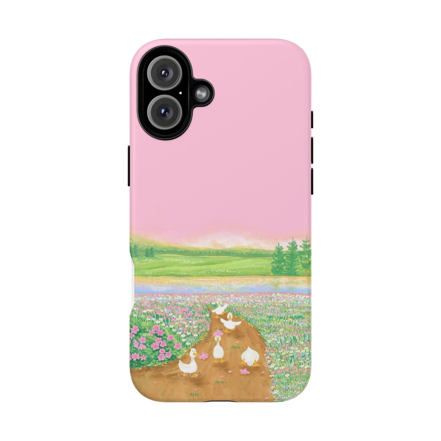 Pastel Floral Phone Case, Tough Cases for Nature Lovers, Cute Phone Accessories, Spring Gifts, Unique Mobile Covers