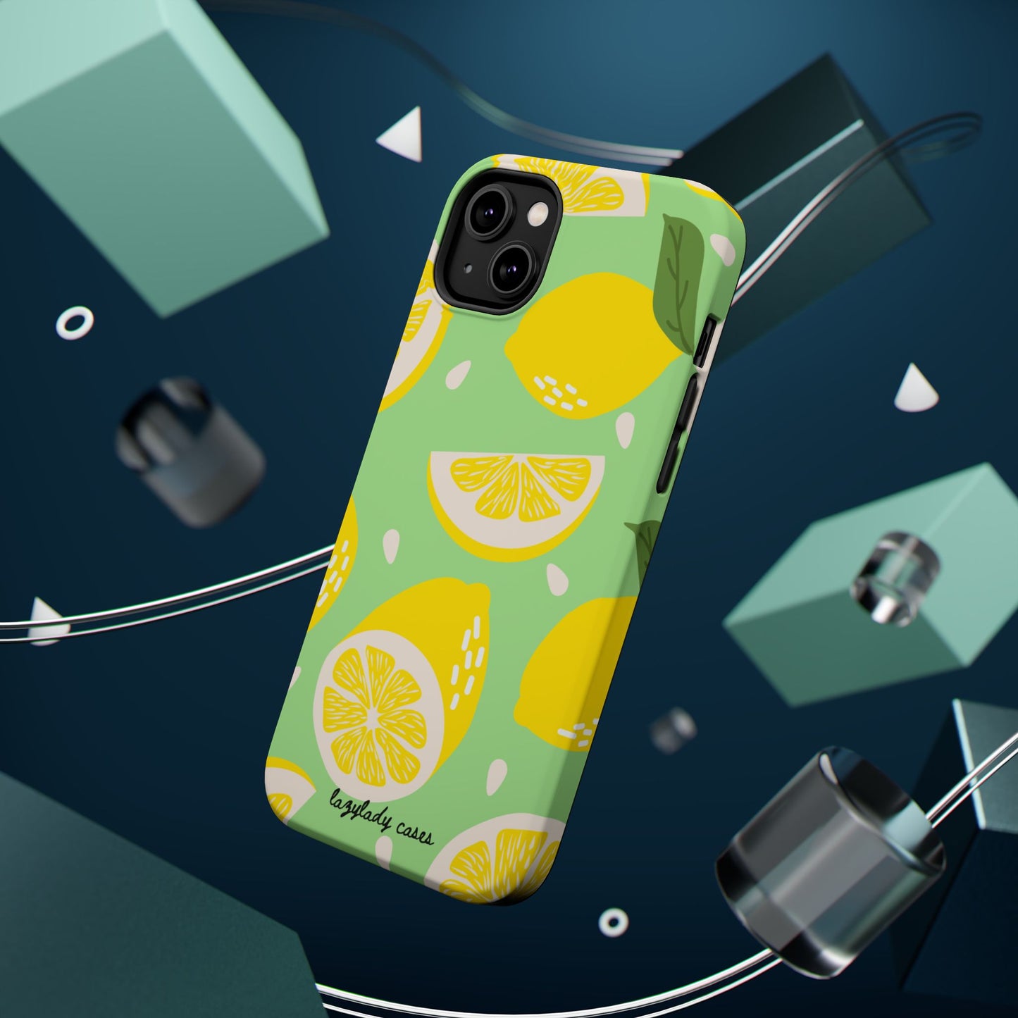 Lemonade Vibe Magnetic Phone Case - Bright Citrus Design for Summer Fun