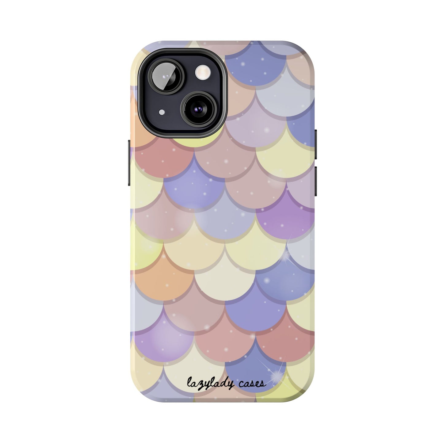 Mermaid Scale Tough Phone Case - Durable Protection with Colorful Design