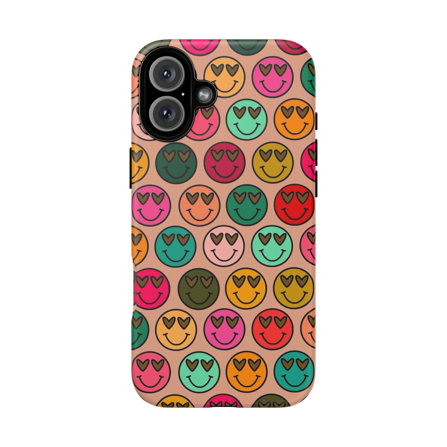 Colorful Smiley Phone Case | Tough Cases, Cute Phone Cover, Happy Vibes, Gift for Friends, Fun Phone Accessory