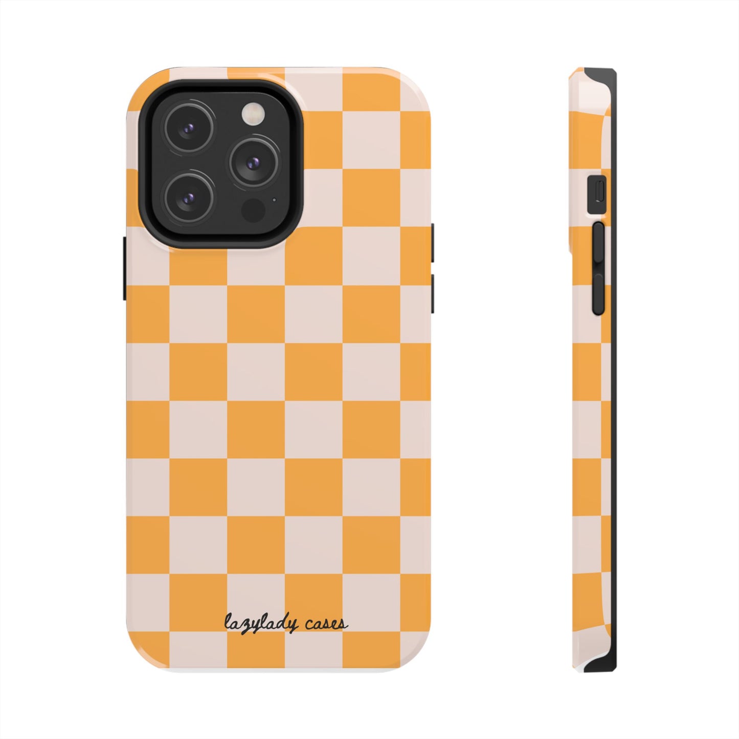 Bright Checkerboard Tough Phone Case - Stylish & Durable Protection