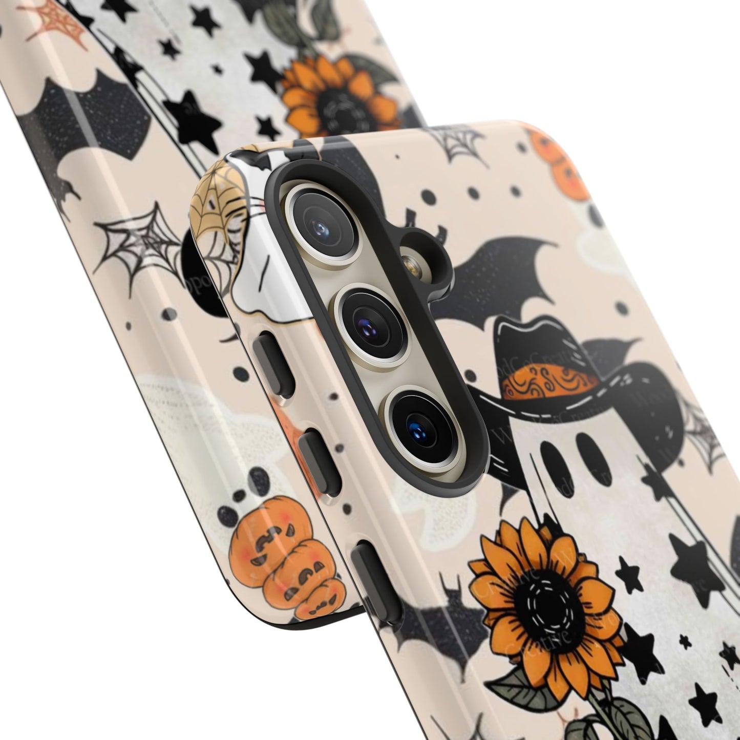 Cute Ghost Phone Case, Halloween Decor, Spooky Gift, Fall Accessories, Pumpkin Lover's Gift, Autumn Vibes, Trick or Treat