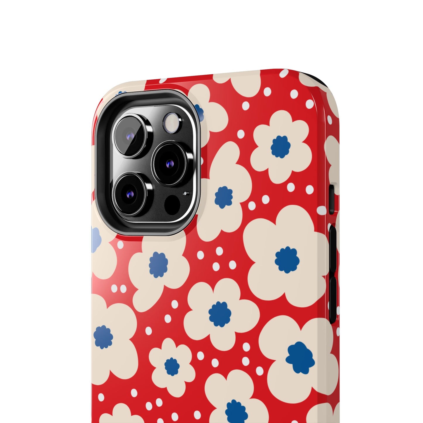 Blossom Floral Tough Phone Case - Durable Protection with Vintage Charm