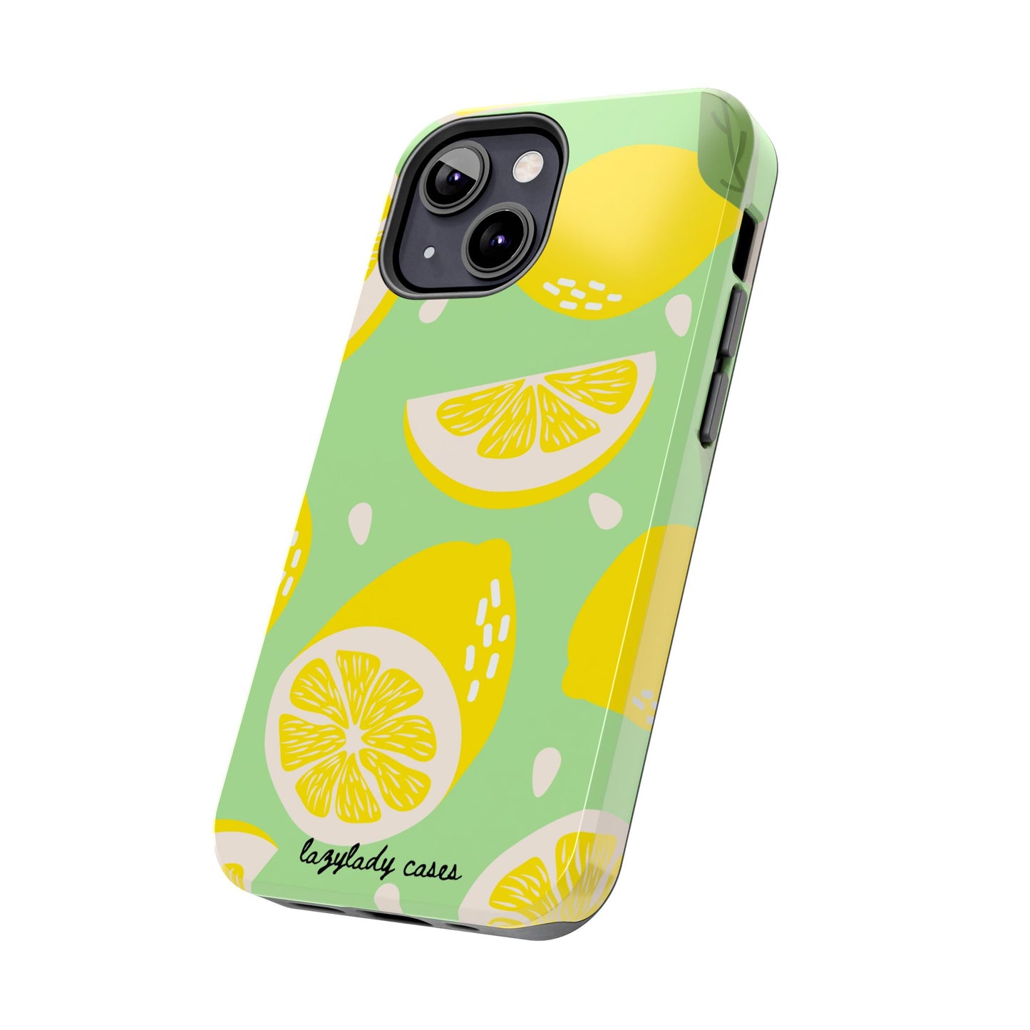 Lemon Slice Tough Phone Case - Vibrant, Durable Protection for Citrus Lovers