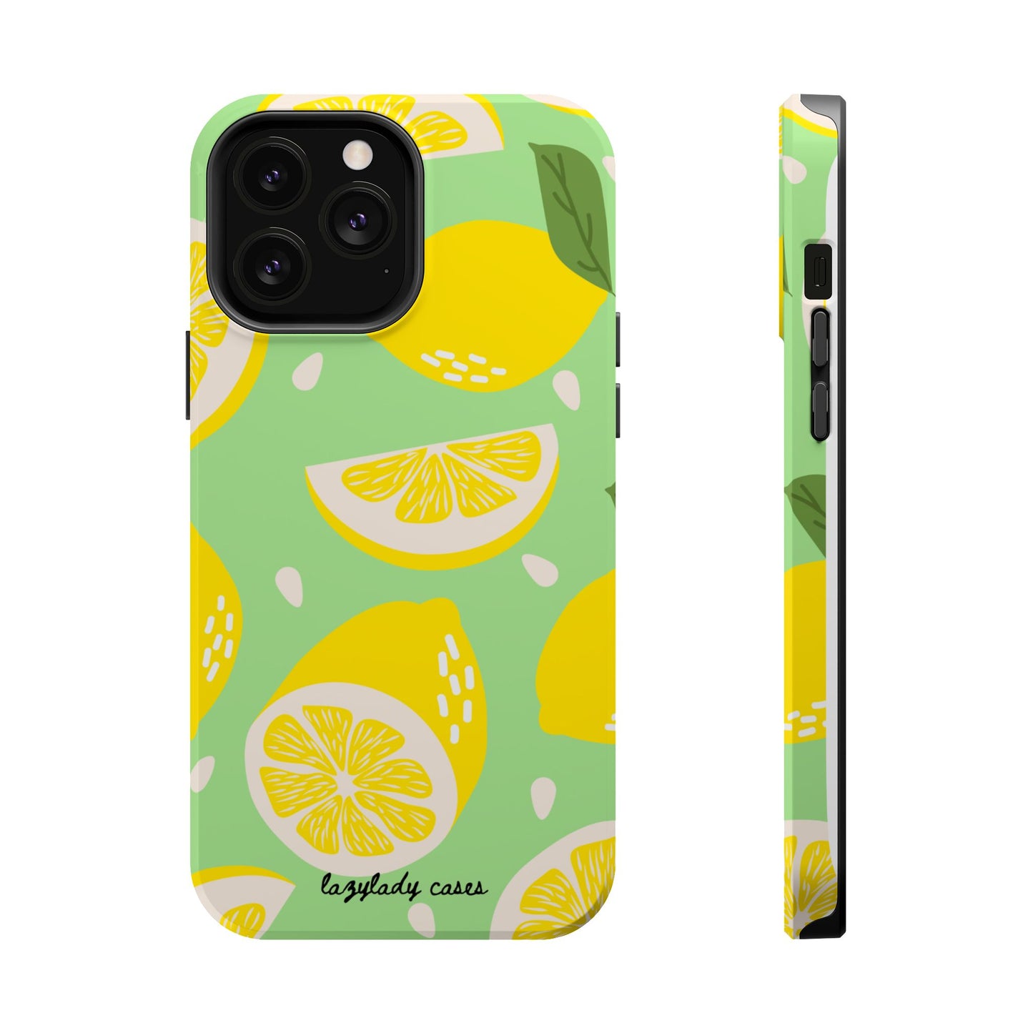 Lemonade Vibe Magnetic Phone Case - Bright Citrus Design for Summer Fun