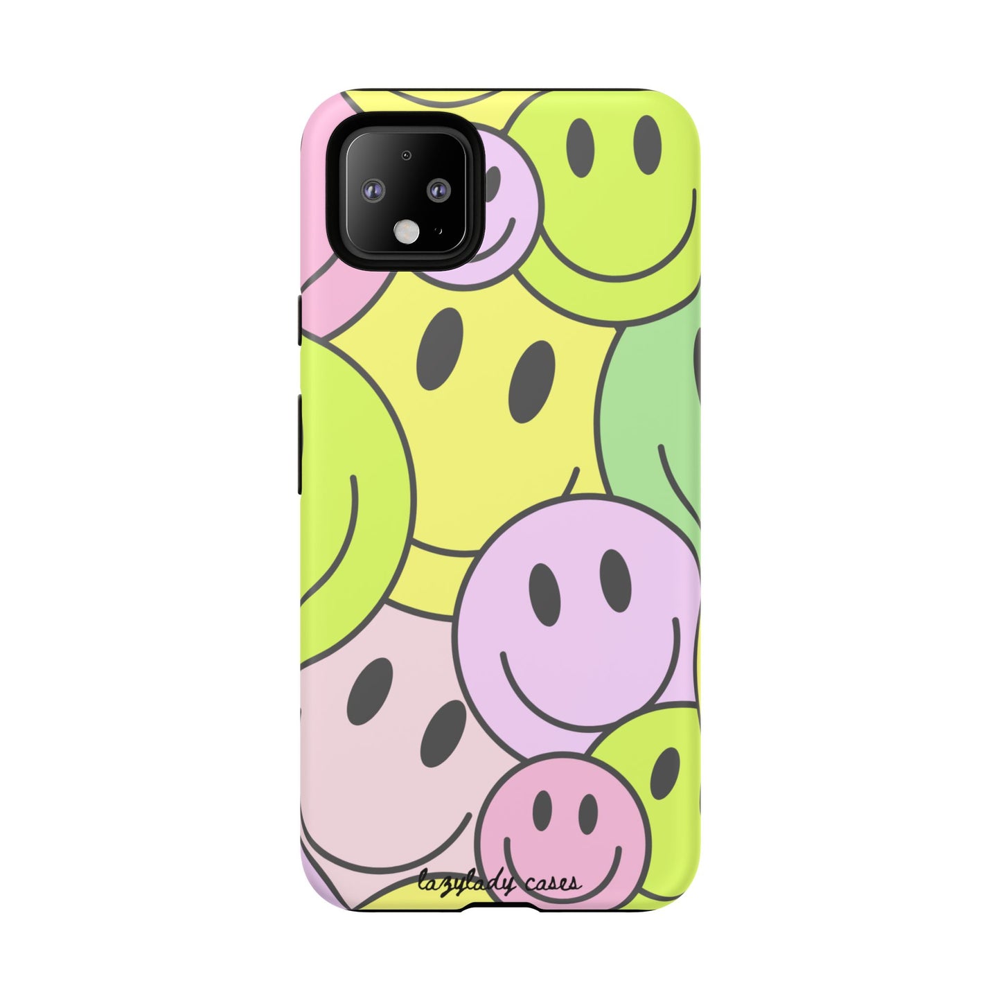 Colorful Smile Face Phone Case - Tough Protection & Fun Design