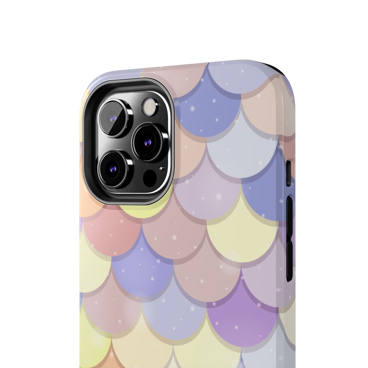 Mermaid Scale Tough Phone Case - Durable Protection with Colorful Design