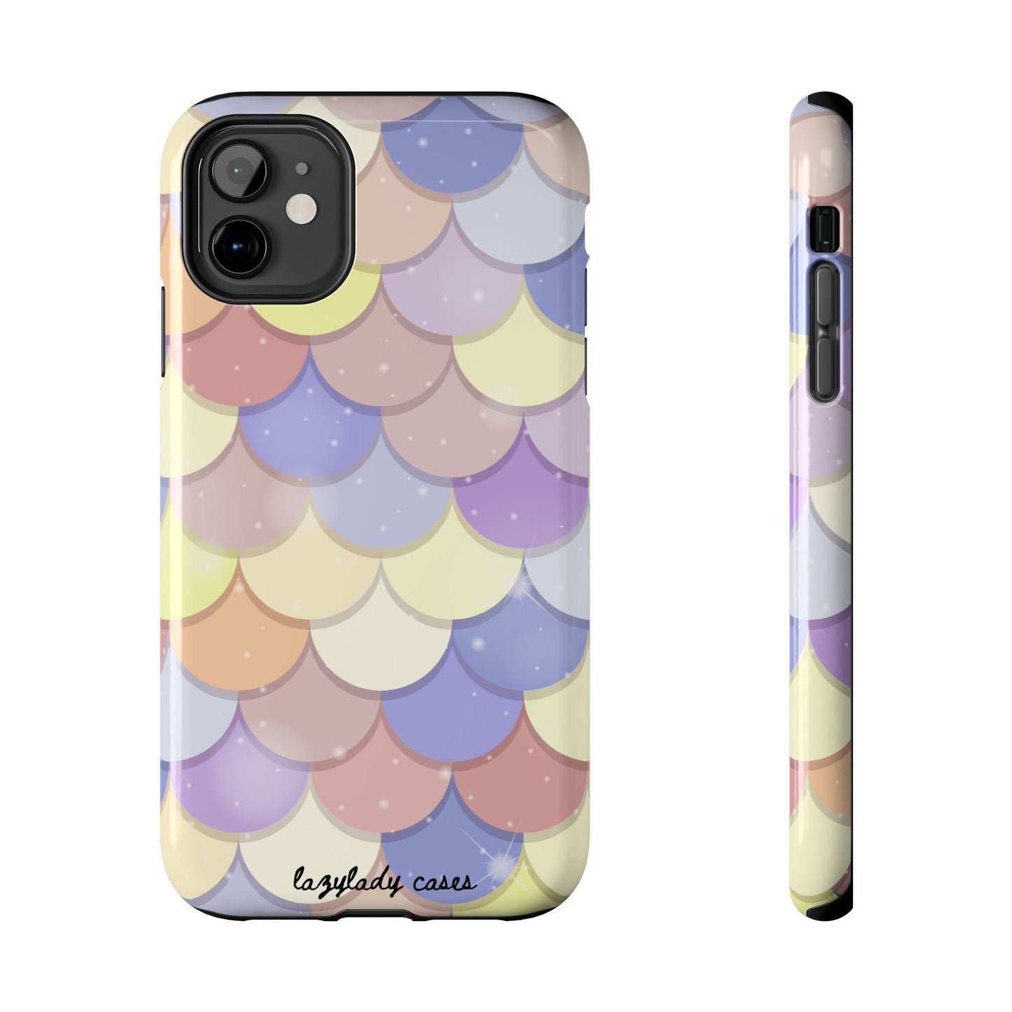 Mermaid Scale Tough Phone Case - Durable Protection with Colorful Design