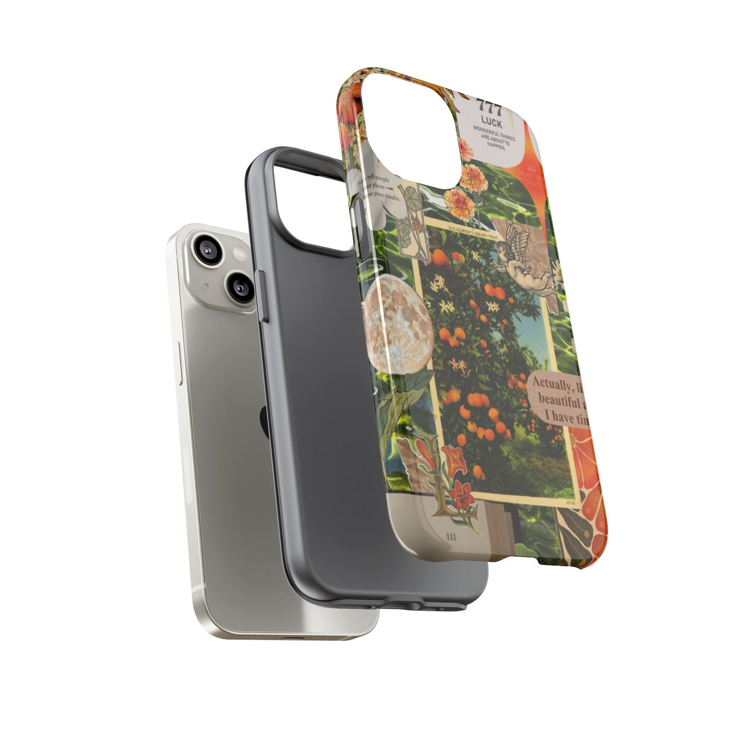 Tough Cases - Vibrant iPhone Case for Nature Lovers, Floral Phone Cover, Eco-Friendly, Inspirational Gift, Unique Phone Accessory
