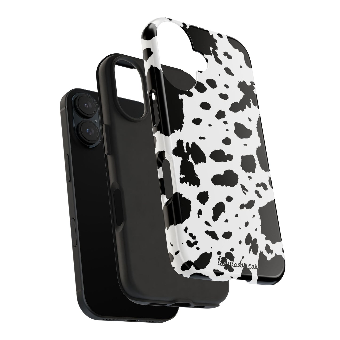 Stylish Cow Print Tough Phone Case | Durable & Trendy Accessory