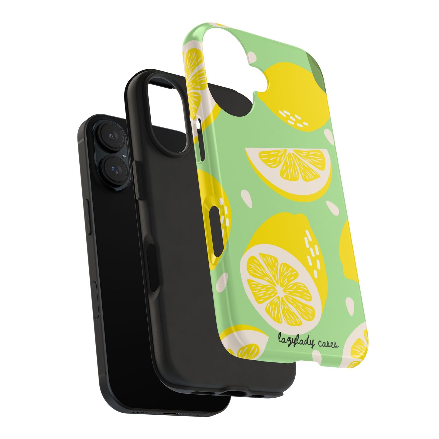 Lemon Slice Tough Phone Case - Vibrant, Durable Protection for Citrus Lovers