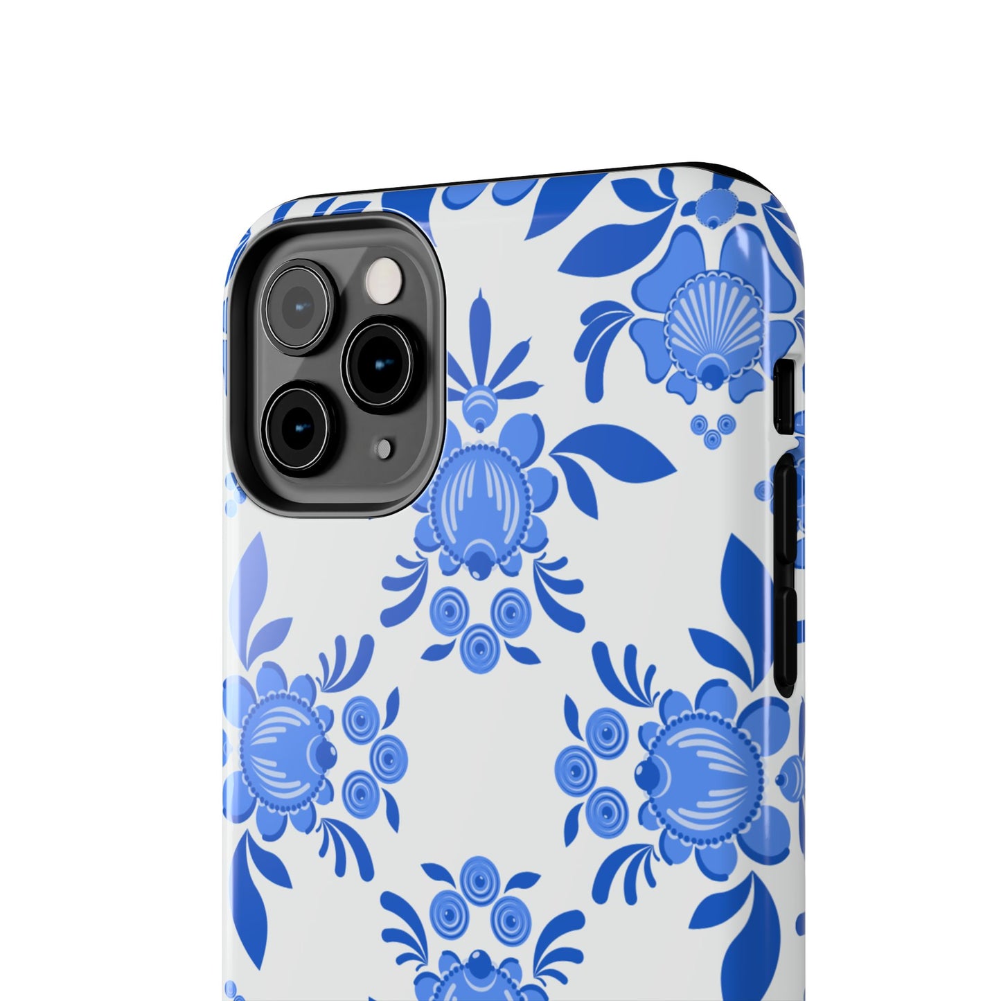 Floral Tough Phone Case - Stylish Protection for Everyday Use