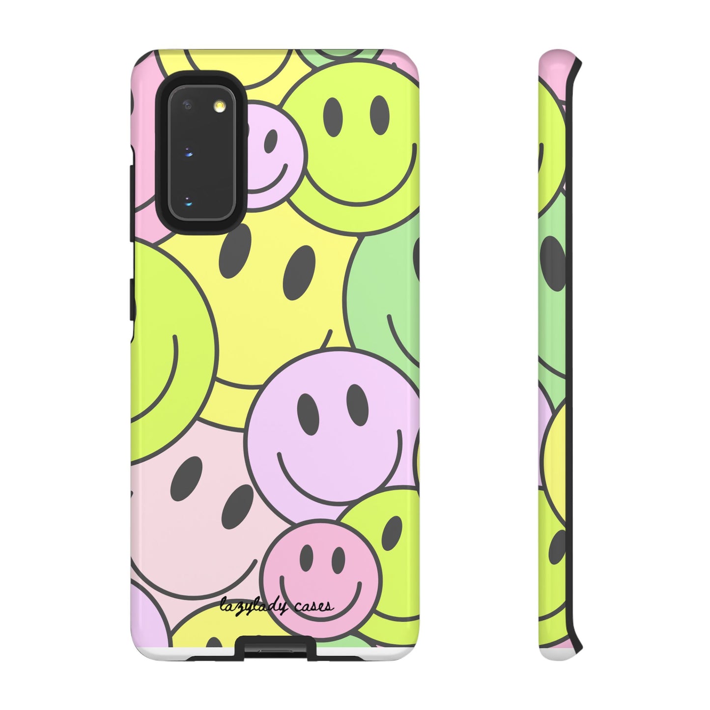 Colorful Smile Face Phone Case - Tough Protection & Fun Design