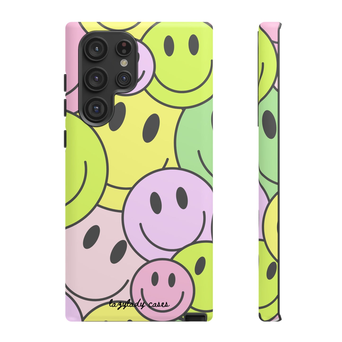 Colorful Smile Face Phone Case - Tough Protection & Fun Design