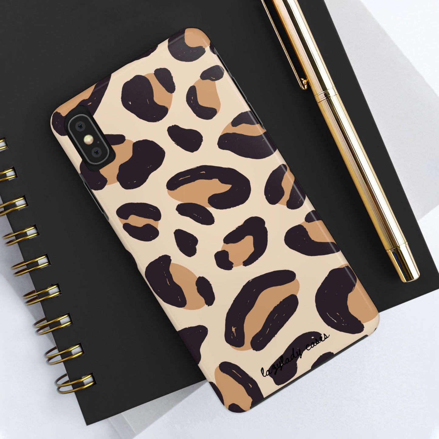 Chic Leopard Print Phone Case - Tough & Stylish Protection