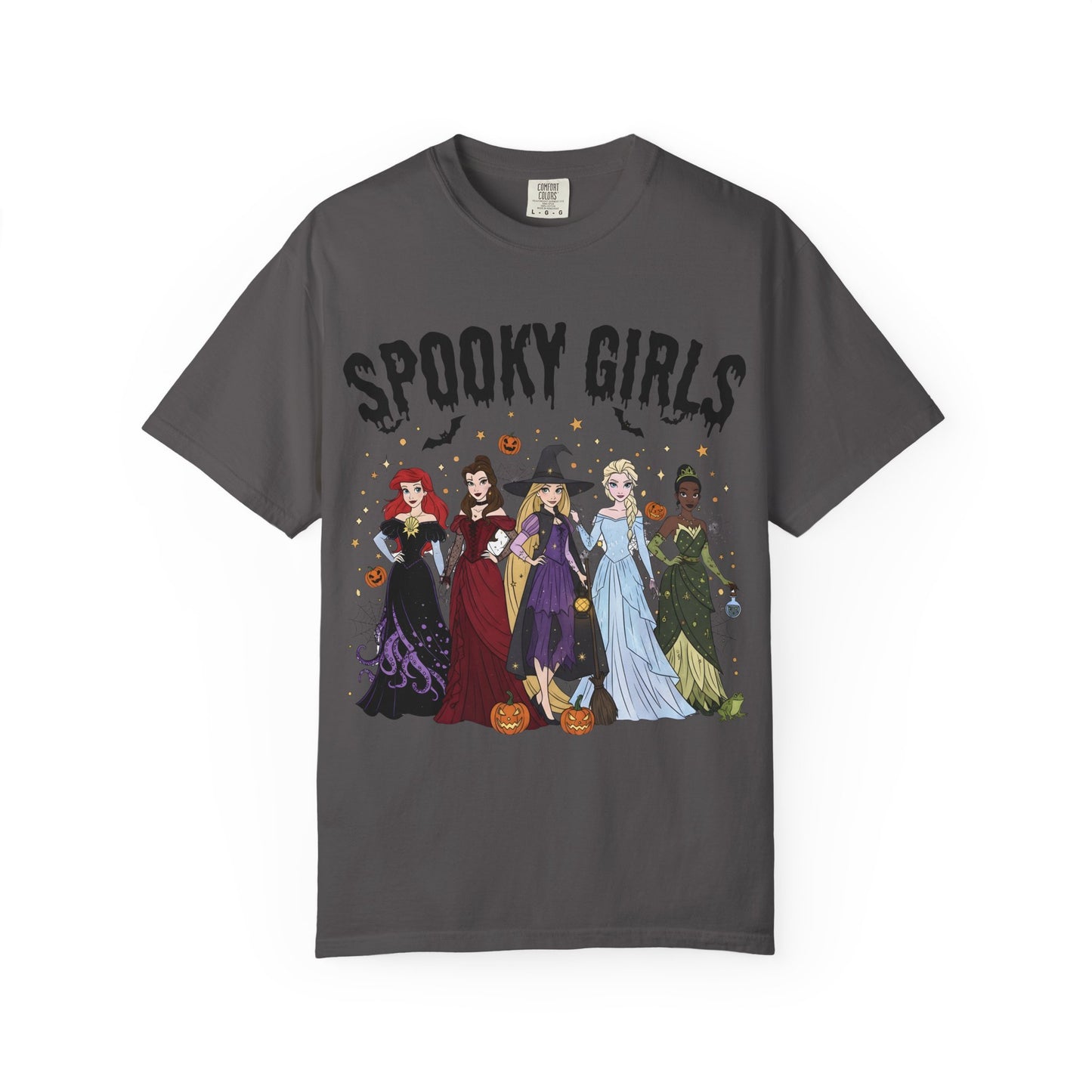 Spooky Girls T-Shirt, Halloween Tee, Unisex Graphic Shirt, Cute Costume Top, Seasonal Apparel, Witchy Fashion