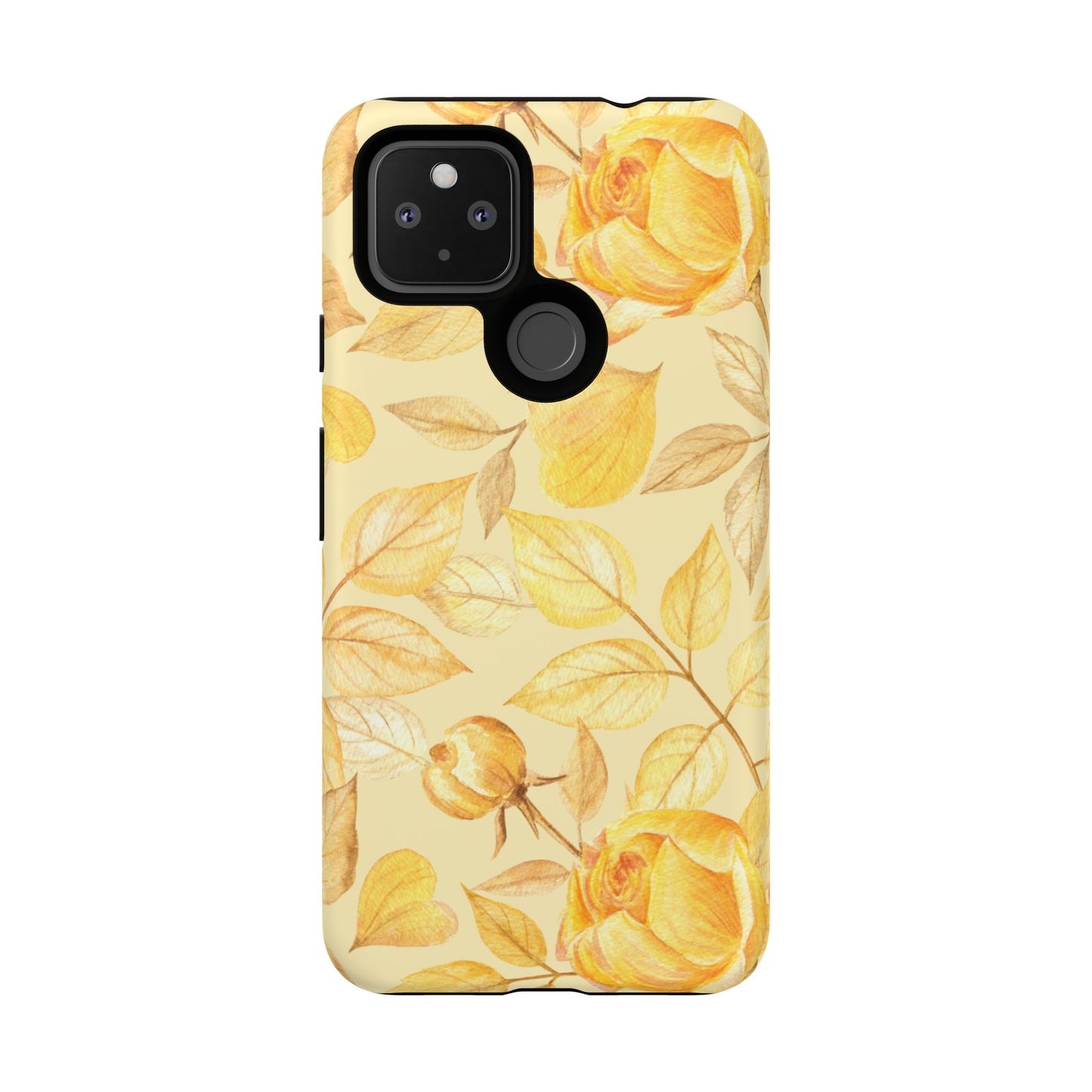 Yellow Dusk Tough Phone Case - Yellow Rose Design