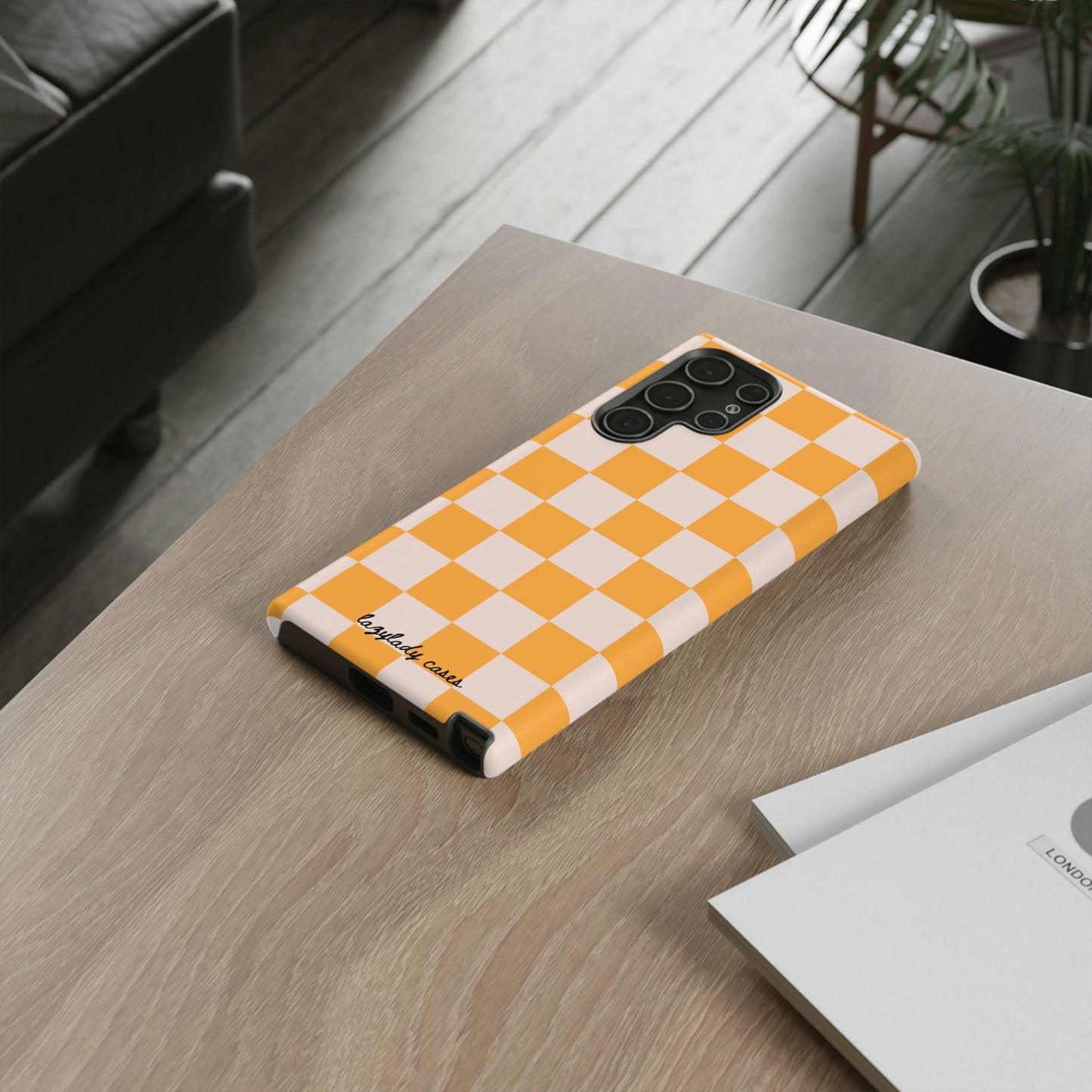 Stylish Checkerboard Phone Case - Tough Cases