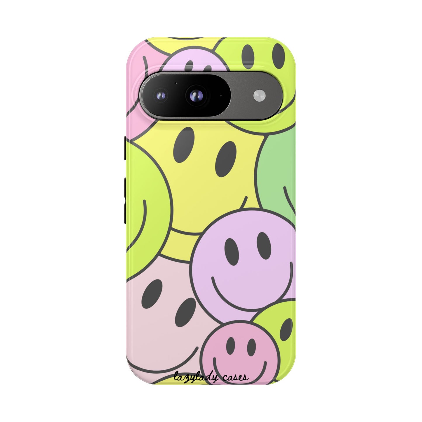 Colorful Smile Face Phone Case - Tough Protection & Fun Design