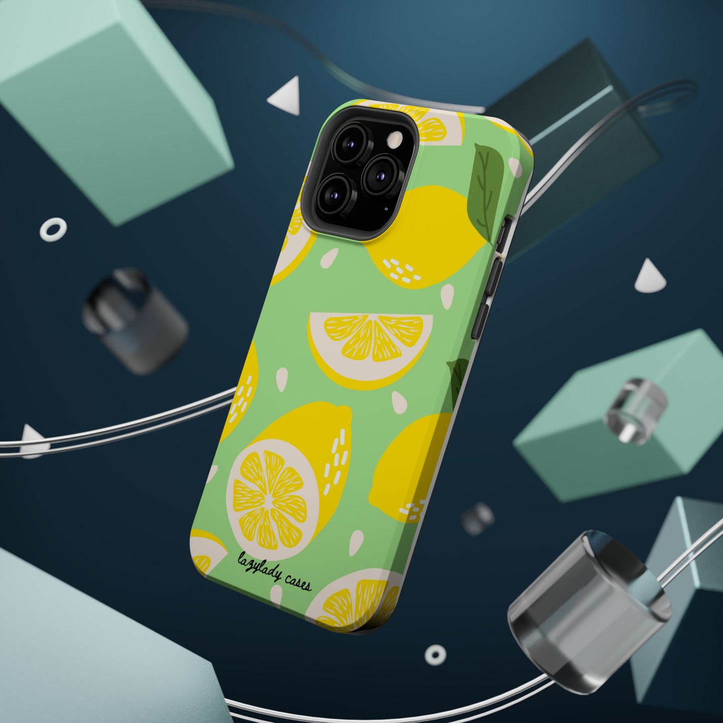 Lemonade Vibe Magnetic Phone Case - Bright Citrus Design for Summer Fun