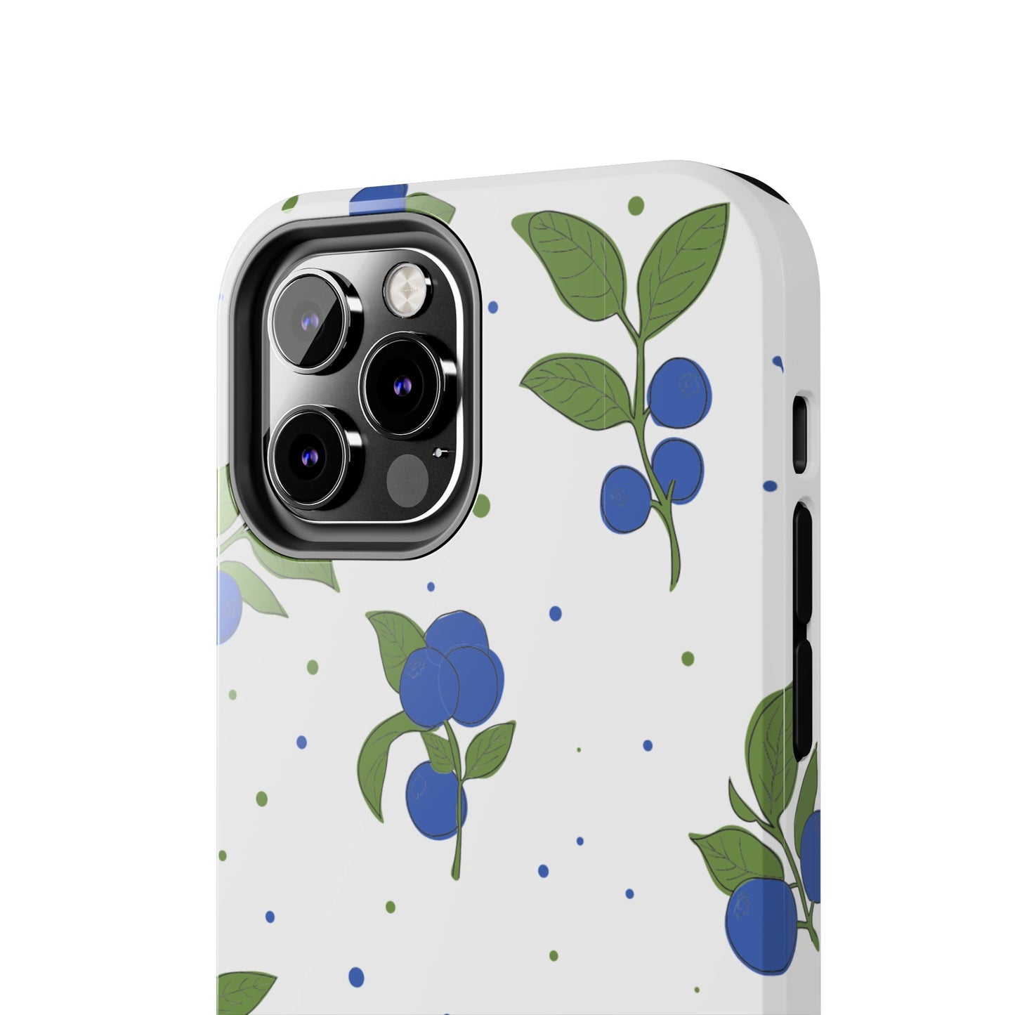 Blueberry Tough Phone Case - Durable Berry Design for Everyday Protection