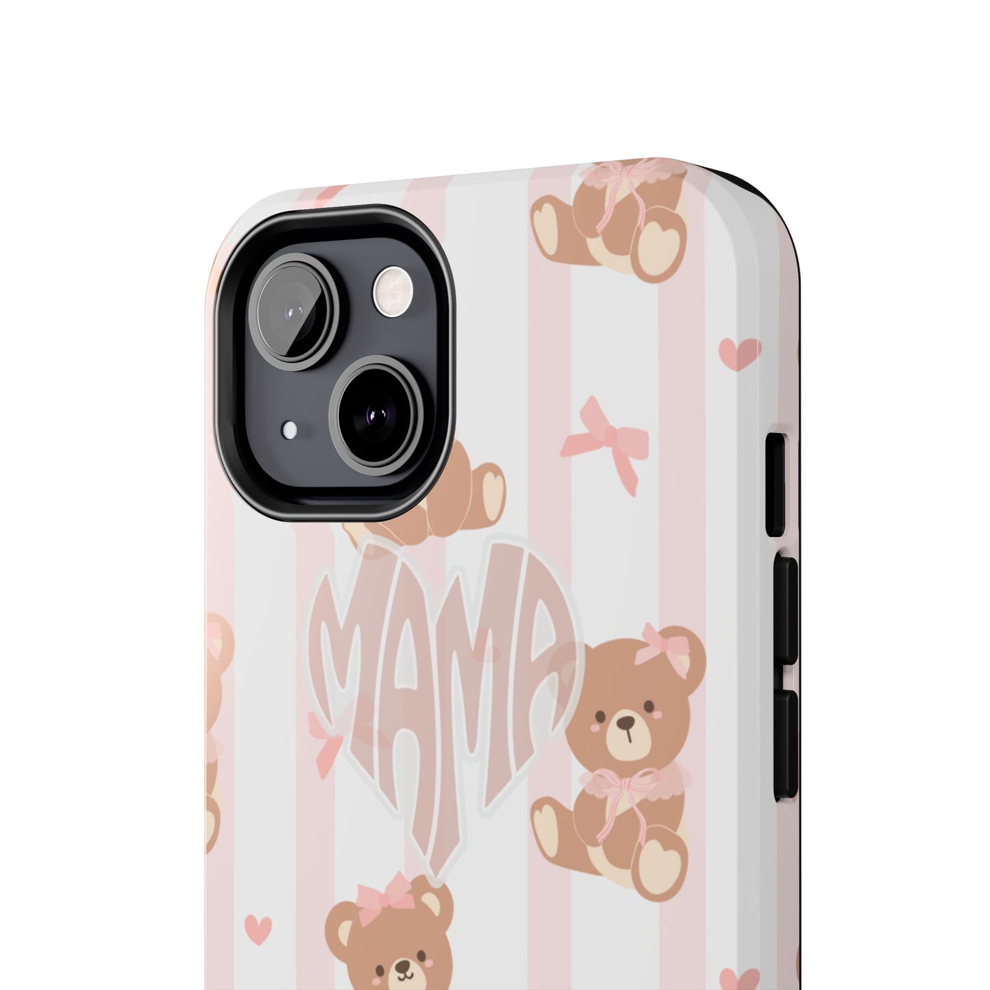 Cute Bear Mama Phone Case - Stylish Tough Case for Moms