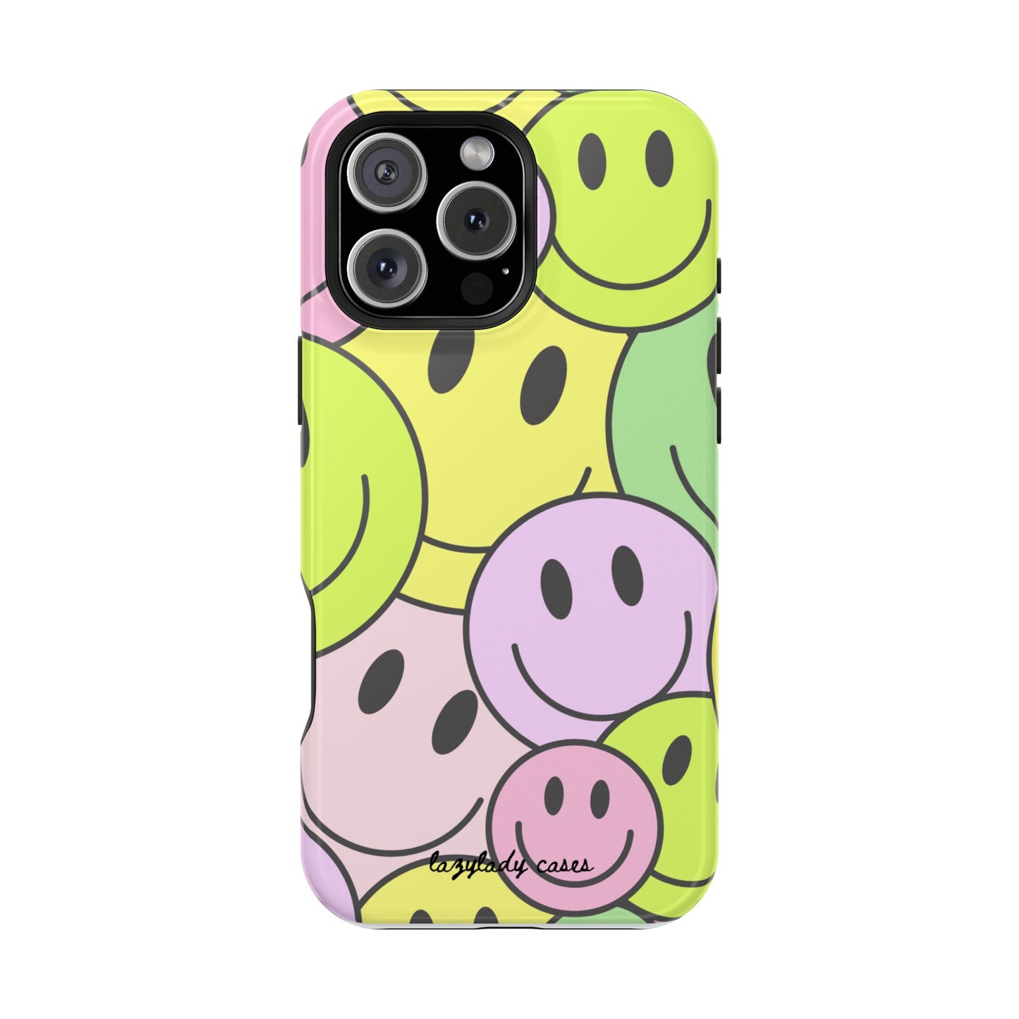 Colorful Smiley Face Magnetic Tough Case for Fun-Loving Individuals