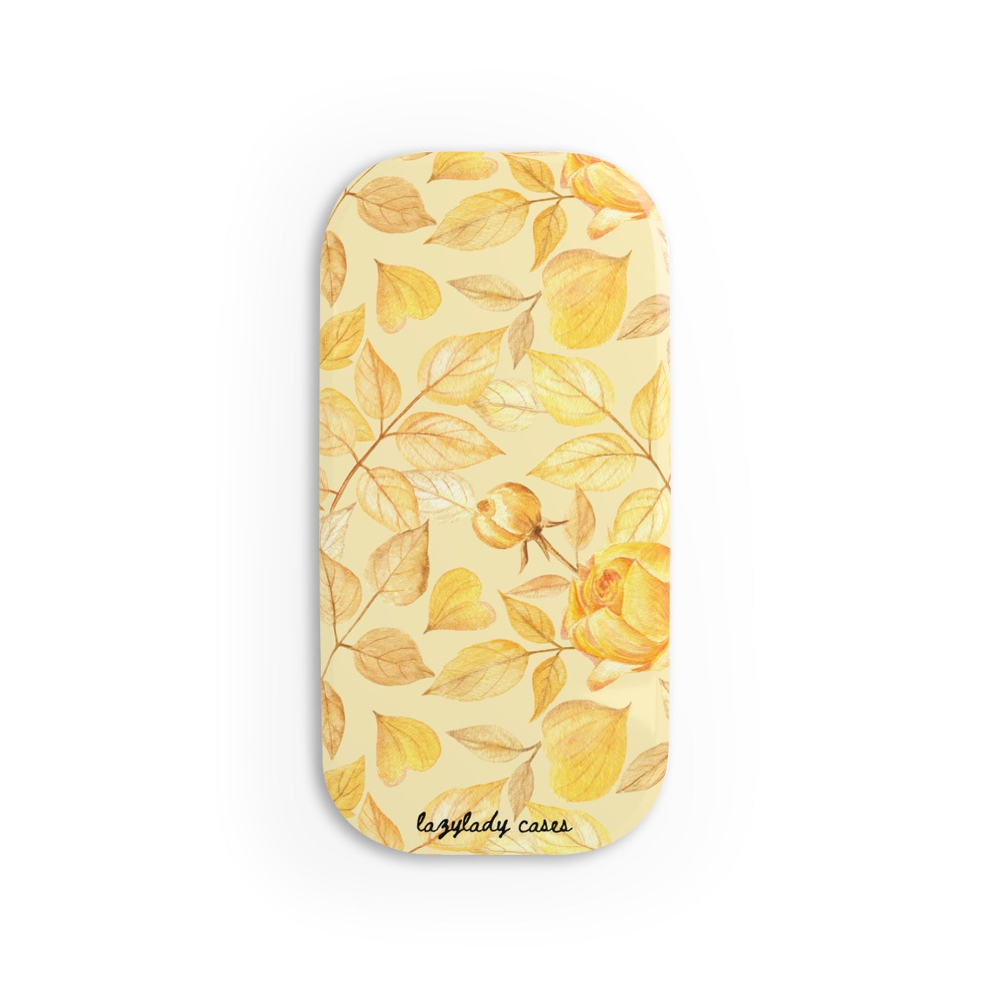 Yellow Dusk Phone Grip - Yellow Rose Design