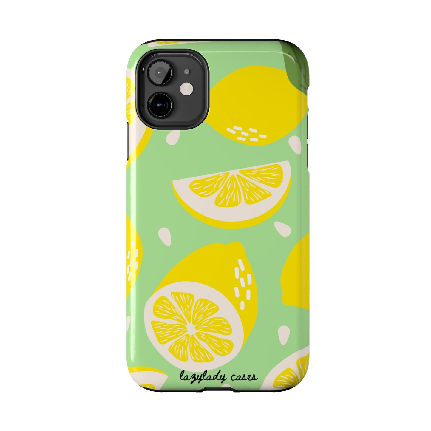 Lemon Slice Tough Phone Case - Vibrant, Durable Protection for Citrus Lovers