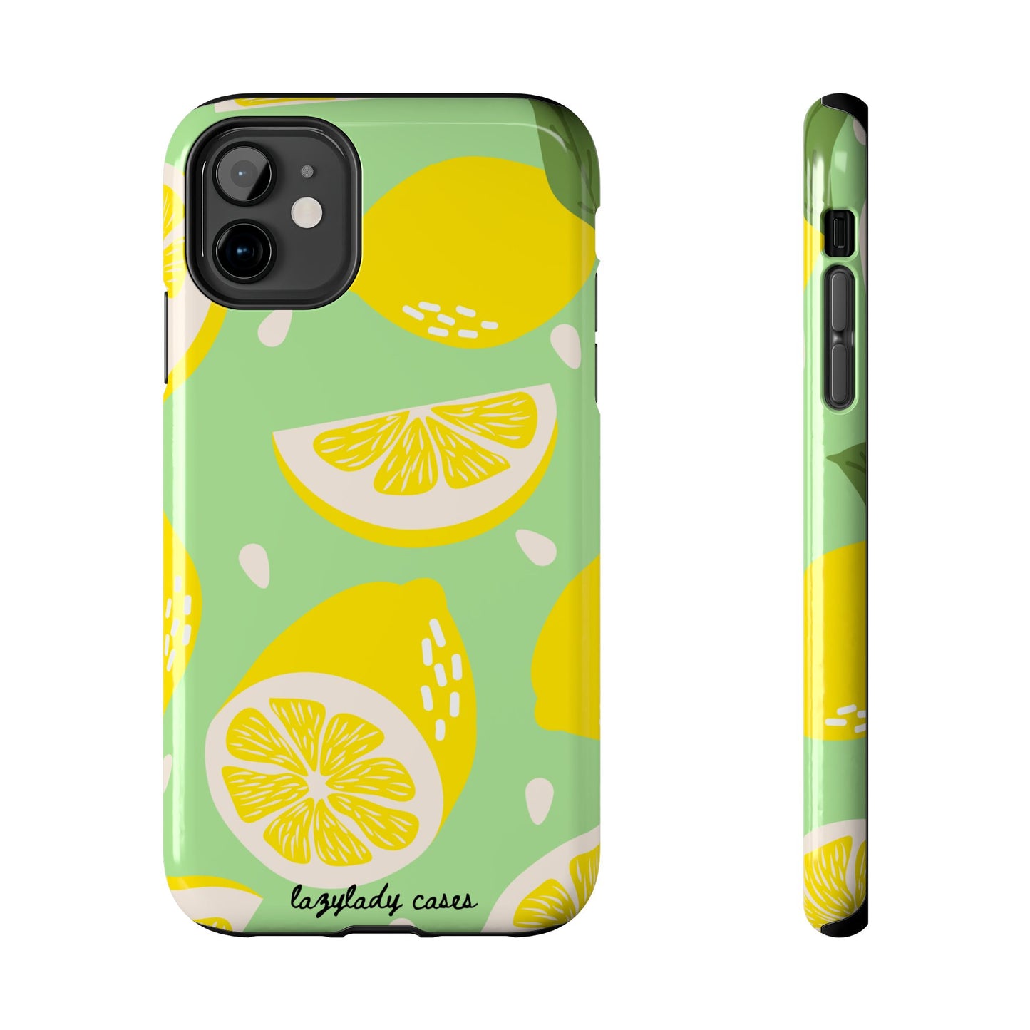 Lemon Slice Tough Phone Case - Vibrant, Durable Protection for Citrus Lovers