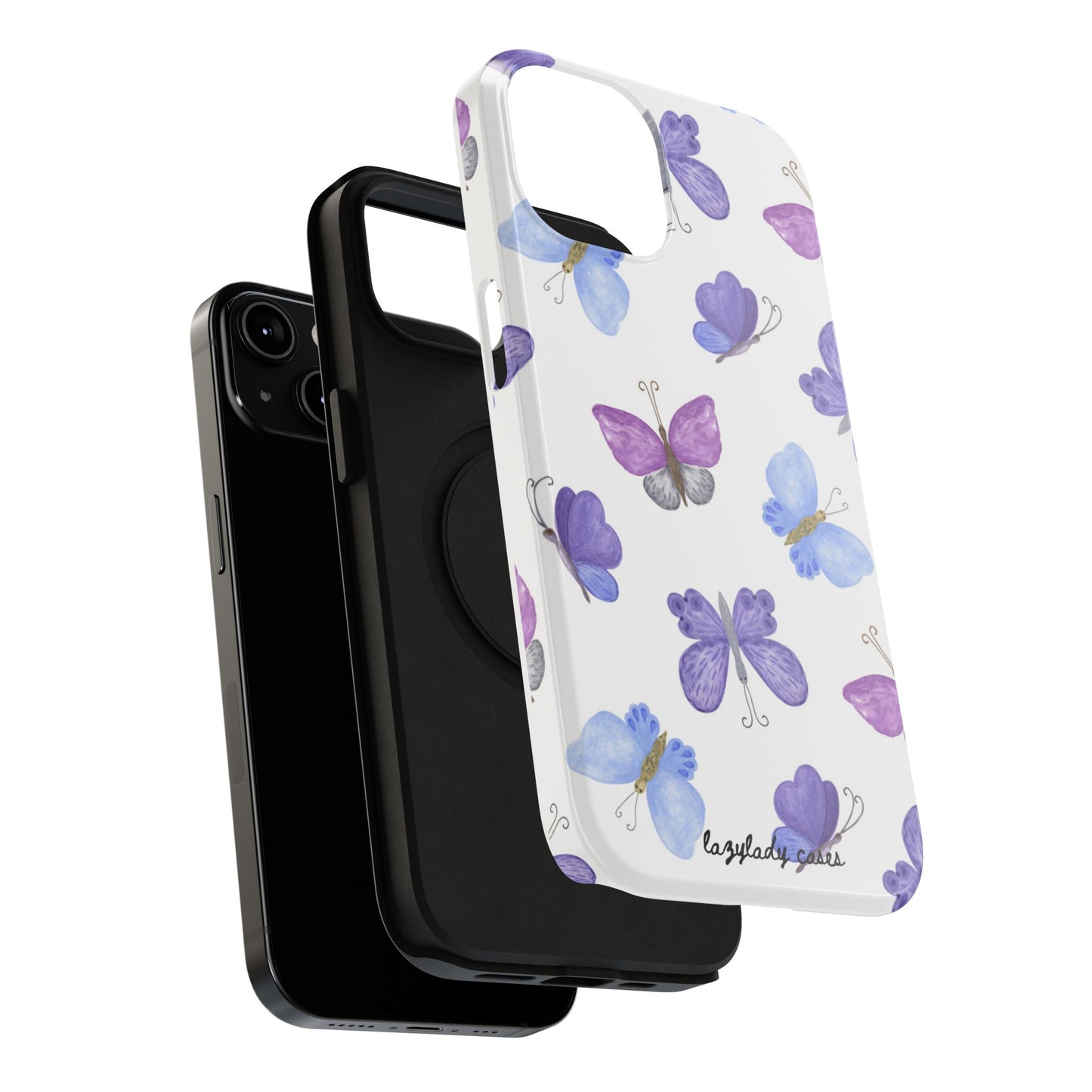 Butterfly Impact-Resistant Phone Case - Stylish & Durable Protection