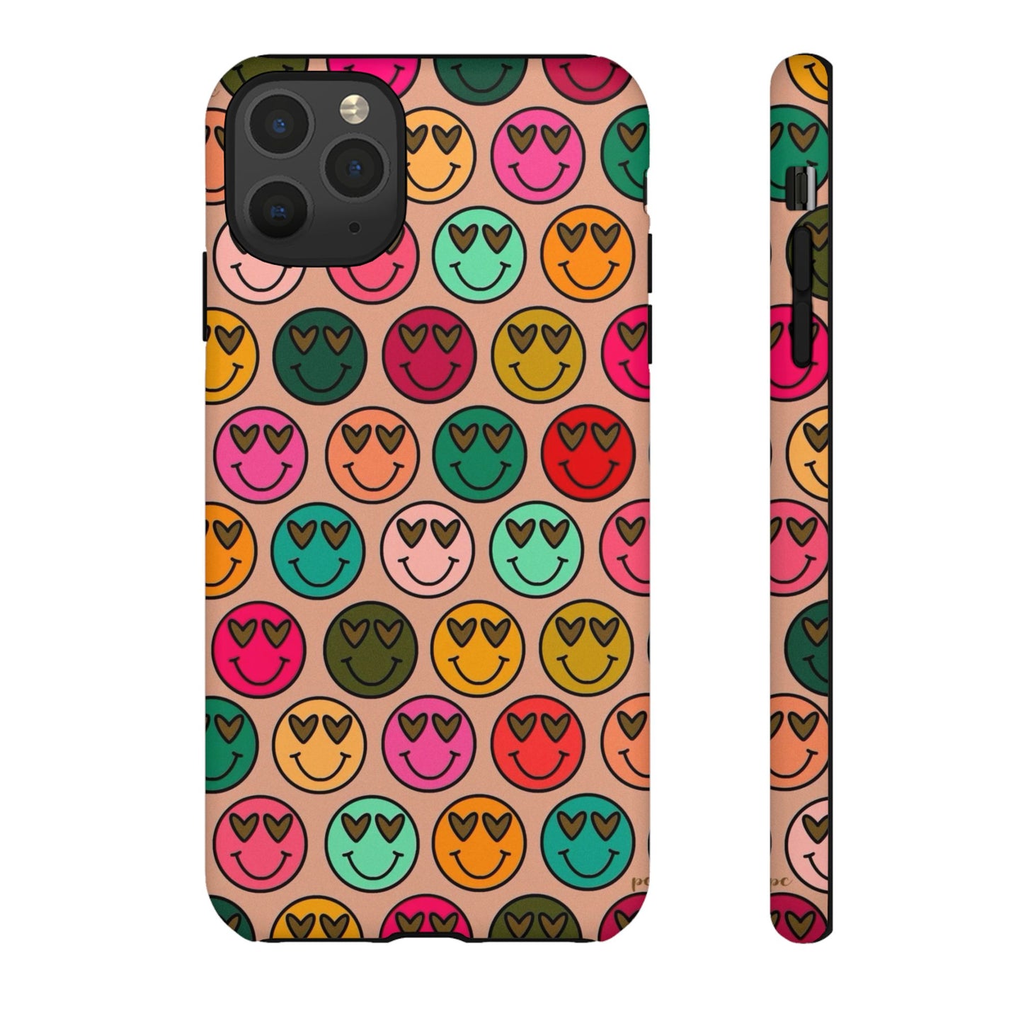 Colorful Smiley Phone Case | Tough Cases, Cute Phone Cover, Happy Vibes, Gift for Friends, Fun Phone Accessory
