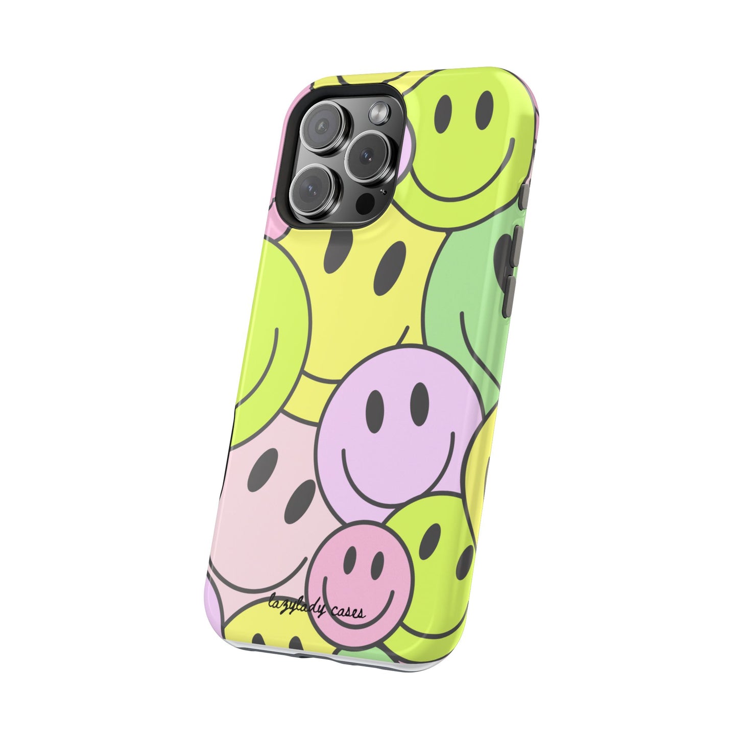 Colorful Smiley Face Magnetic Tough Case for Fun-Loving Individuals