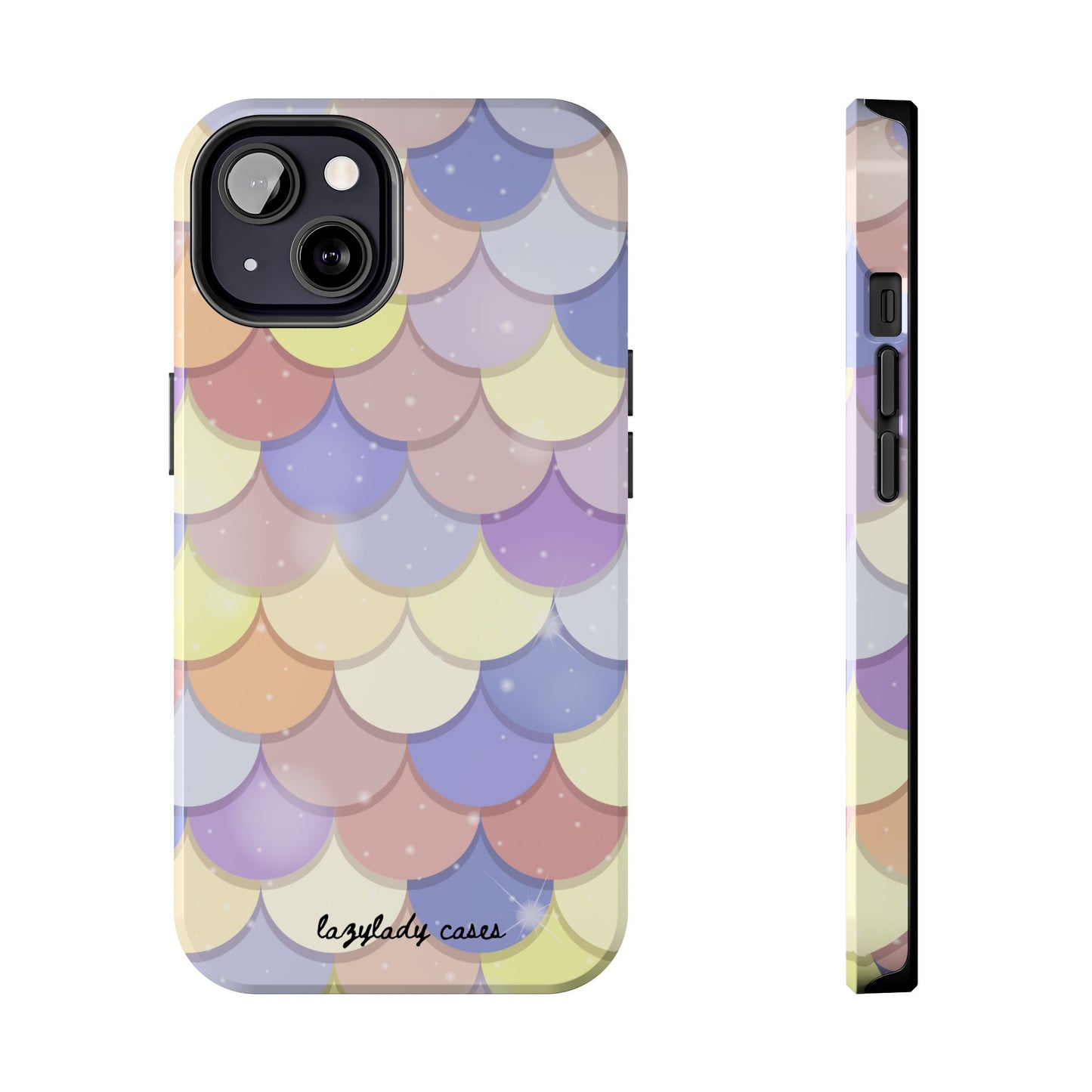 Mermaid Scale Tough Phone Case - Durable Protection with Colorful Design