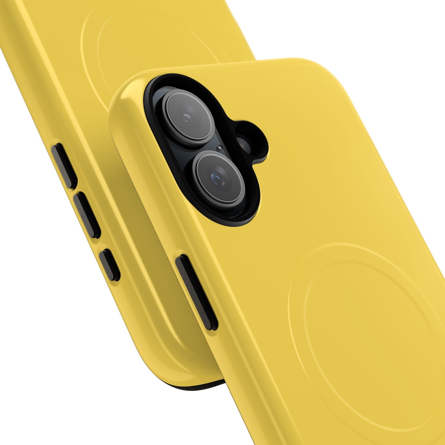 Vibrant Yellow Tough Magnetic Phone Case - Durable Protection & Stylish Design