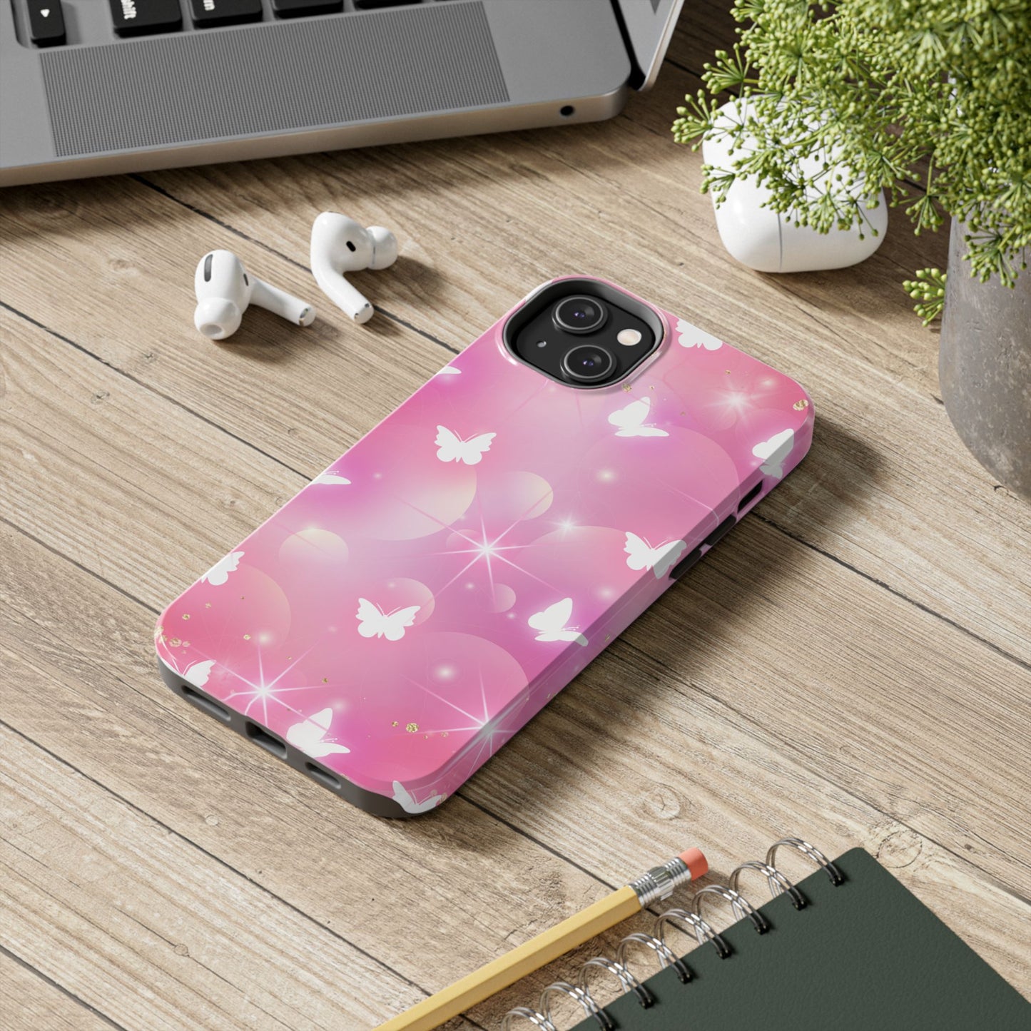 Butterfly Bloom Tough Phone Cases, Stylish Protection, Gifts for Her, Trendy Accessories, Spring Vibe, Phone Cover