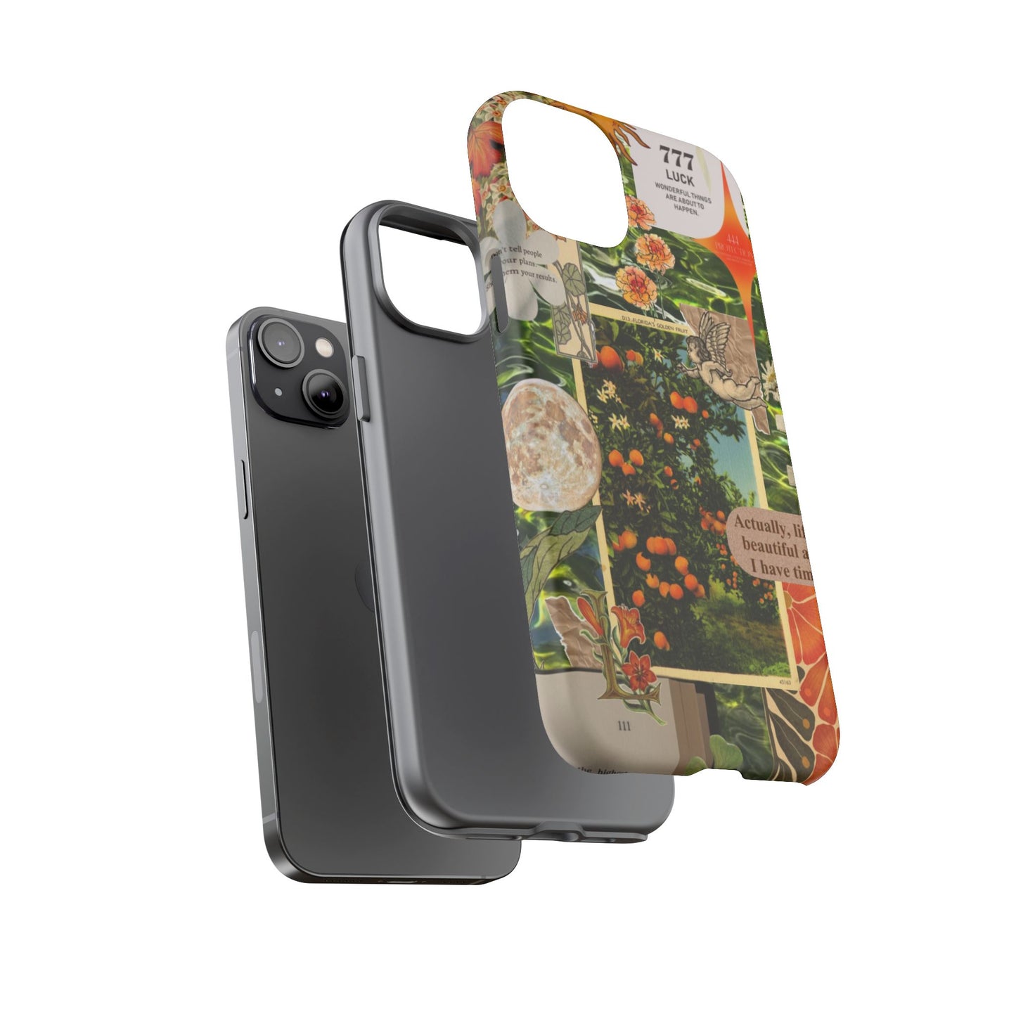 Tough Cases - Vibrant iPhone Case for Nature Lovers, Floral Phone Cover, Eco-Friendly, Inspirational Gift, Unique Phone Accessory