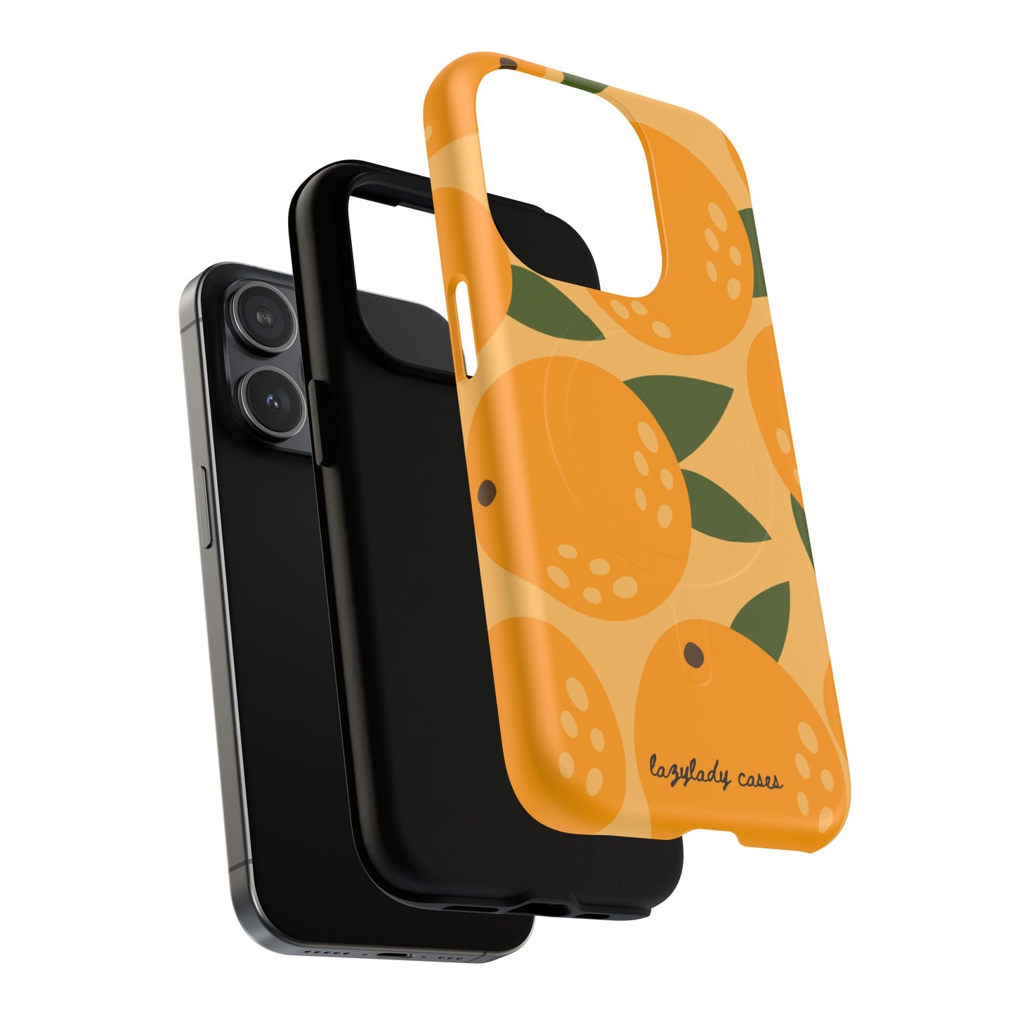Citrus Orange Phone Case Magnetic Case for iPhone – Vibrant Orange Design