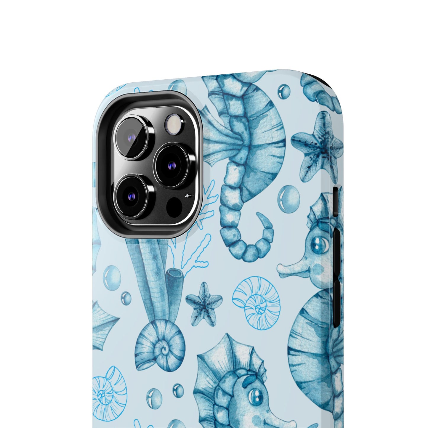 Coastal Seahorse Phone Case - Tough Protection with Beach Vibe