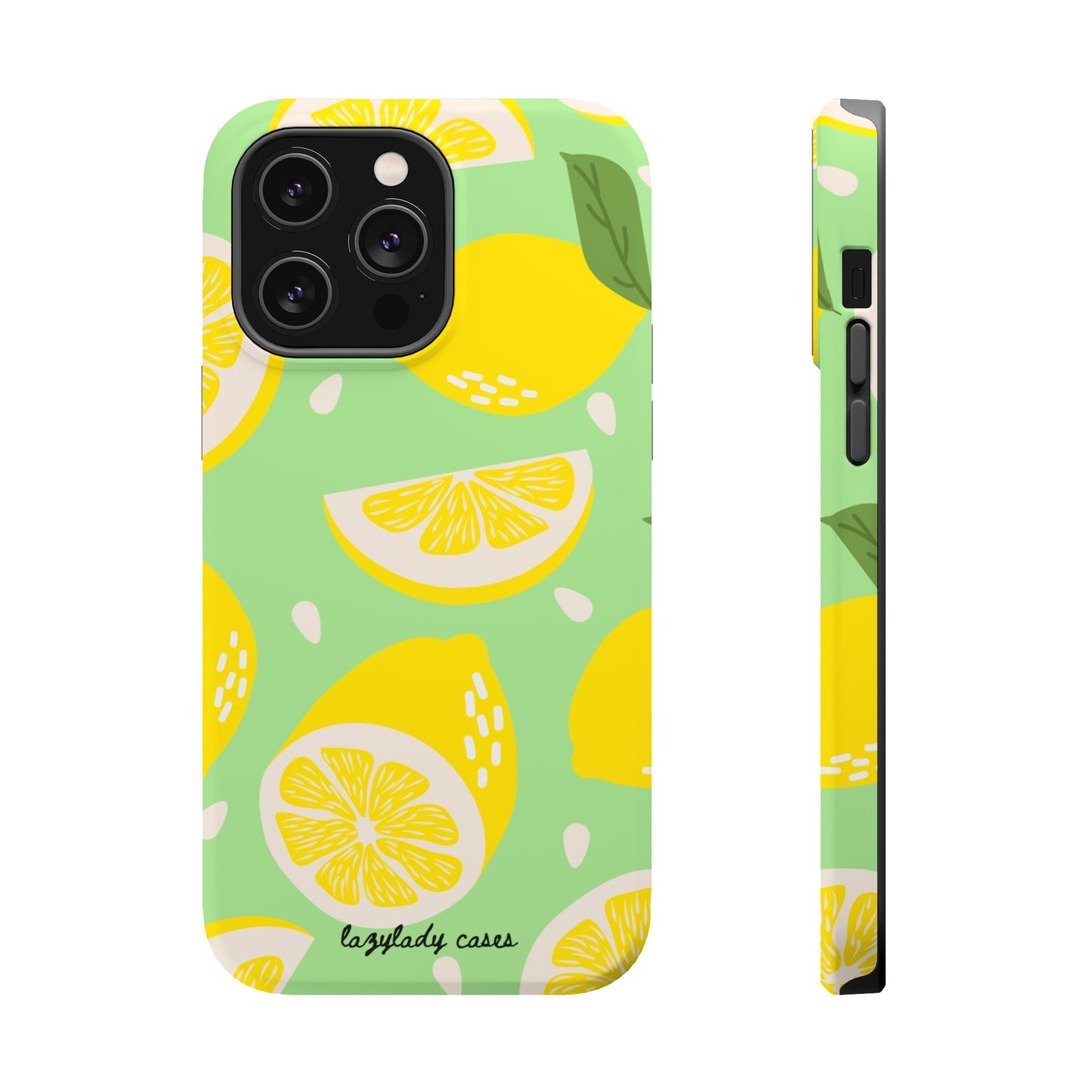 Lemonade Vibe Magnetic Phone Case - Bright Citrus Design for Summer Fun