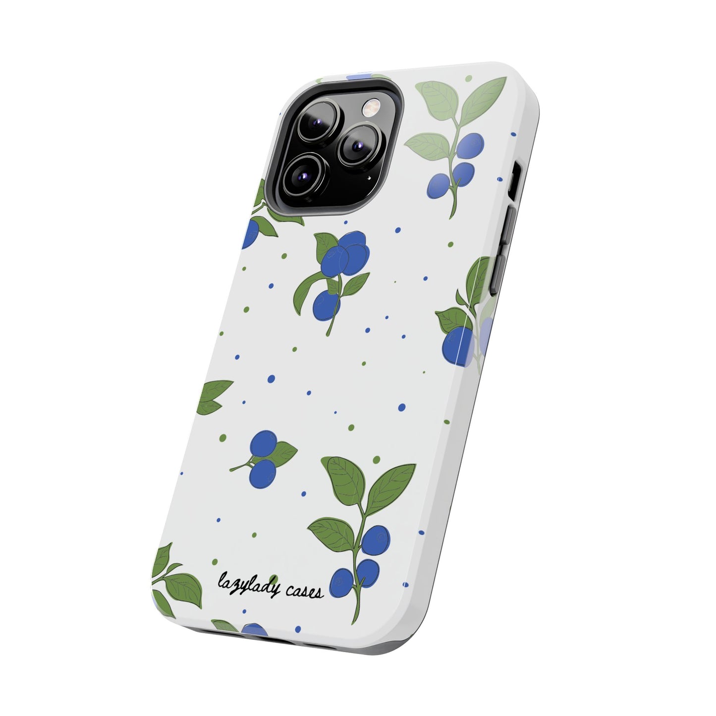 Blueberry Tough Phone Case - Durable Berry Design for Everyday Protection