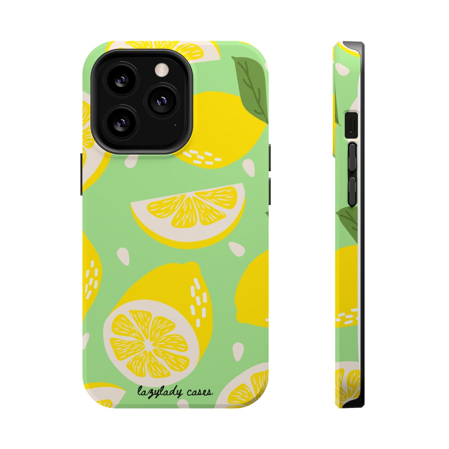 Lemonade Vibe Magnetic Phone Case - Bright Citrus Design for Summer Fun