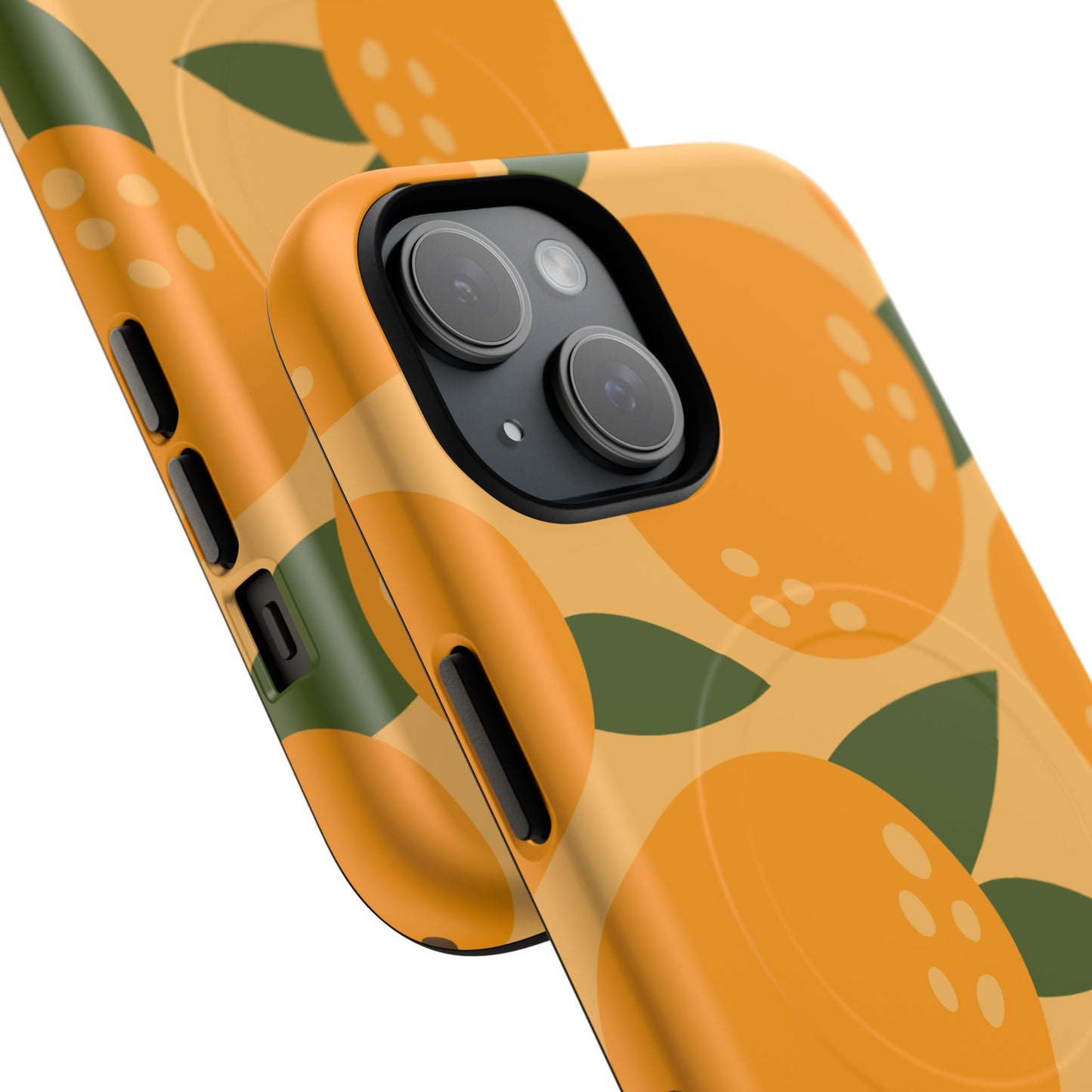 Citrus Orange Phone Case Magnetic Case for iPhone – Vibrant Orange Design