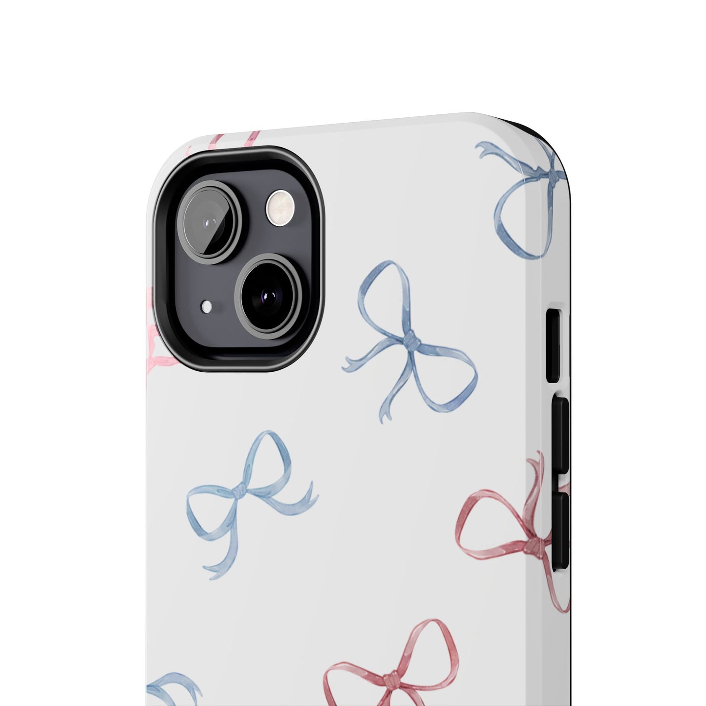 Chic Bow Pattern Tough Phone Case | Stylish Protection for Your Device